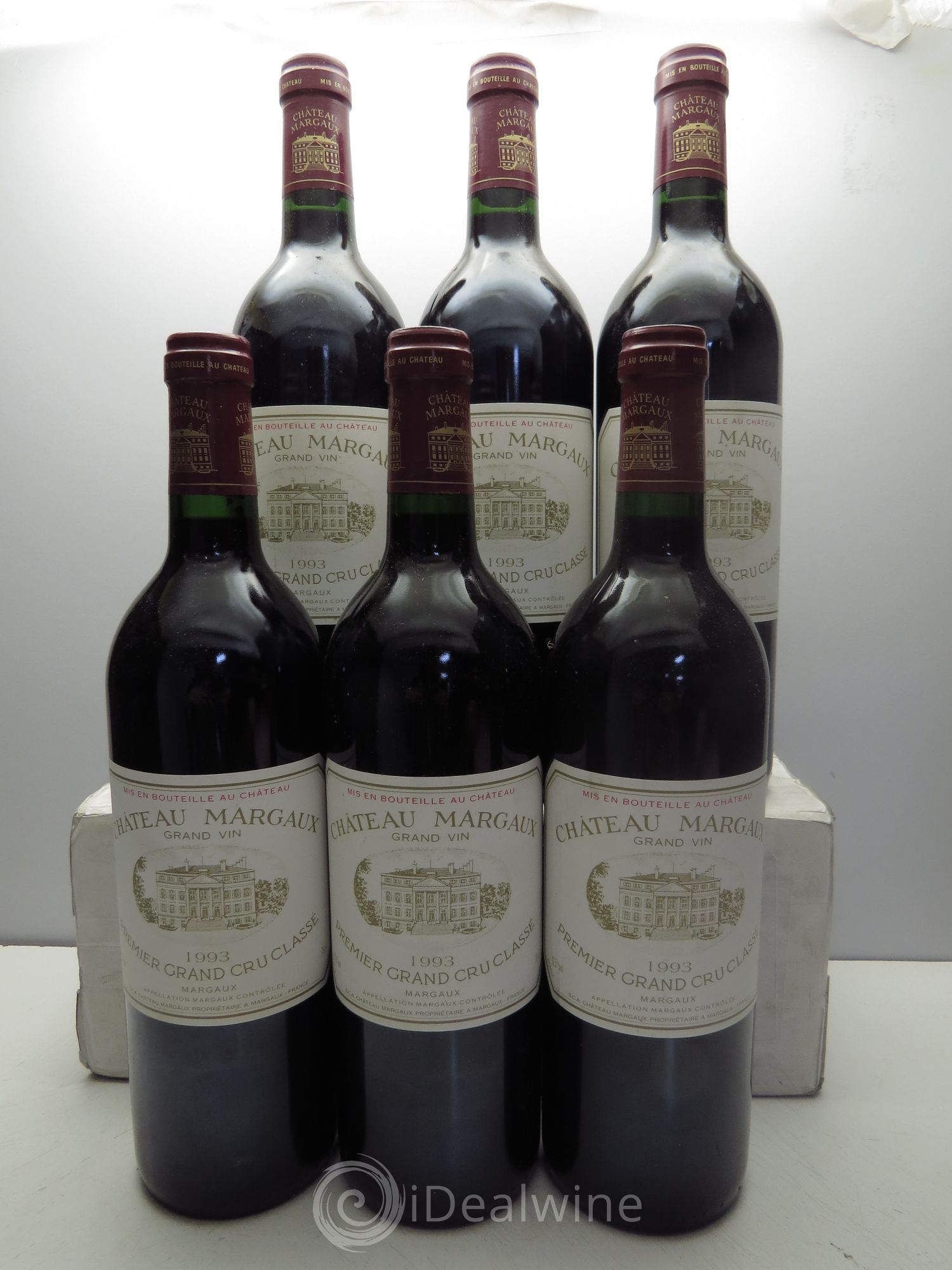 Château Margaux 1er Grand Cru Classé 1993 - Lot de 6 bouteilles - 0