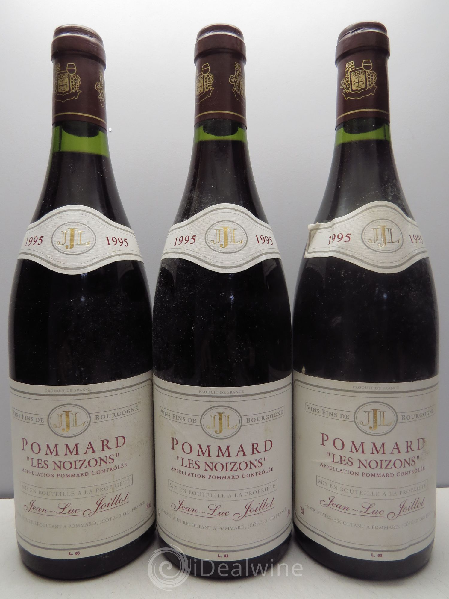 Pommard Les Noizons - JL.Joillot 1995 - Posten von 3 Flaschen - 0