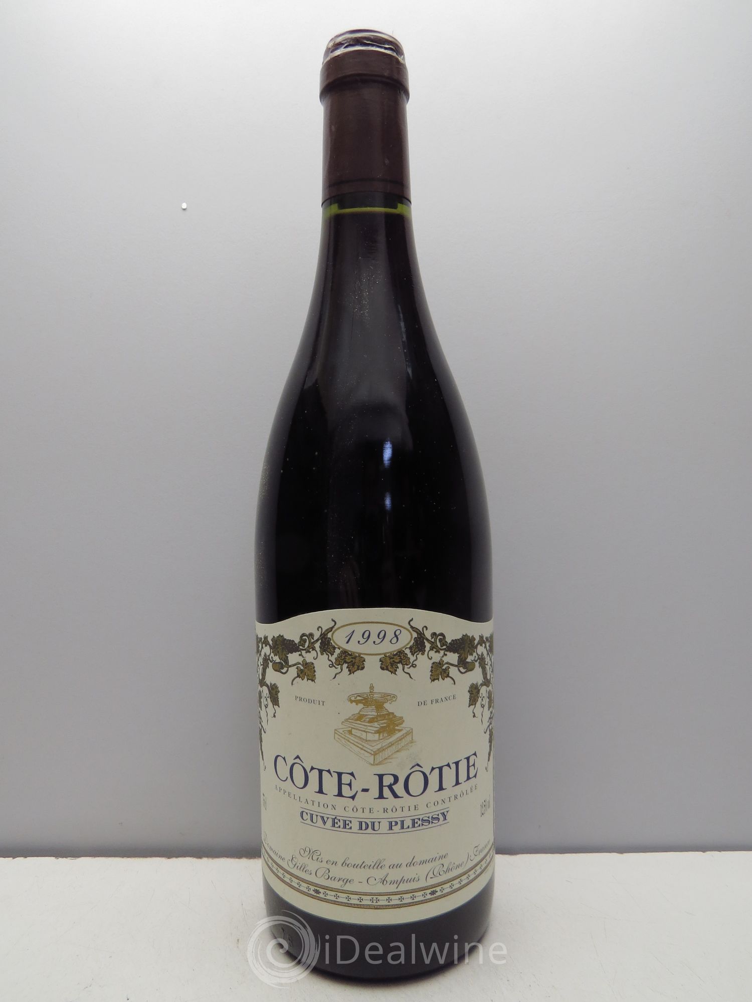 Côte-Rôtie Cuvée de Plessy - Gilles Barges 1998 - Posten von 6 Flaschen - 0