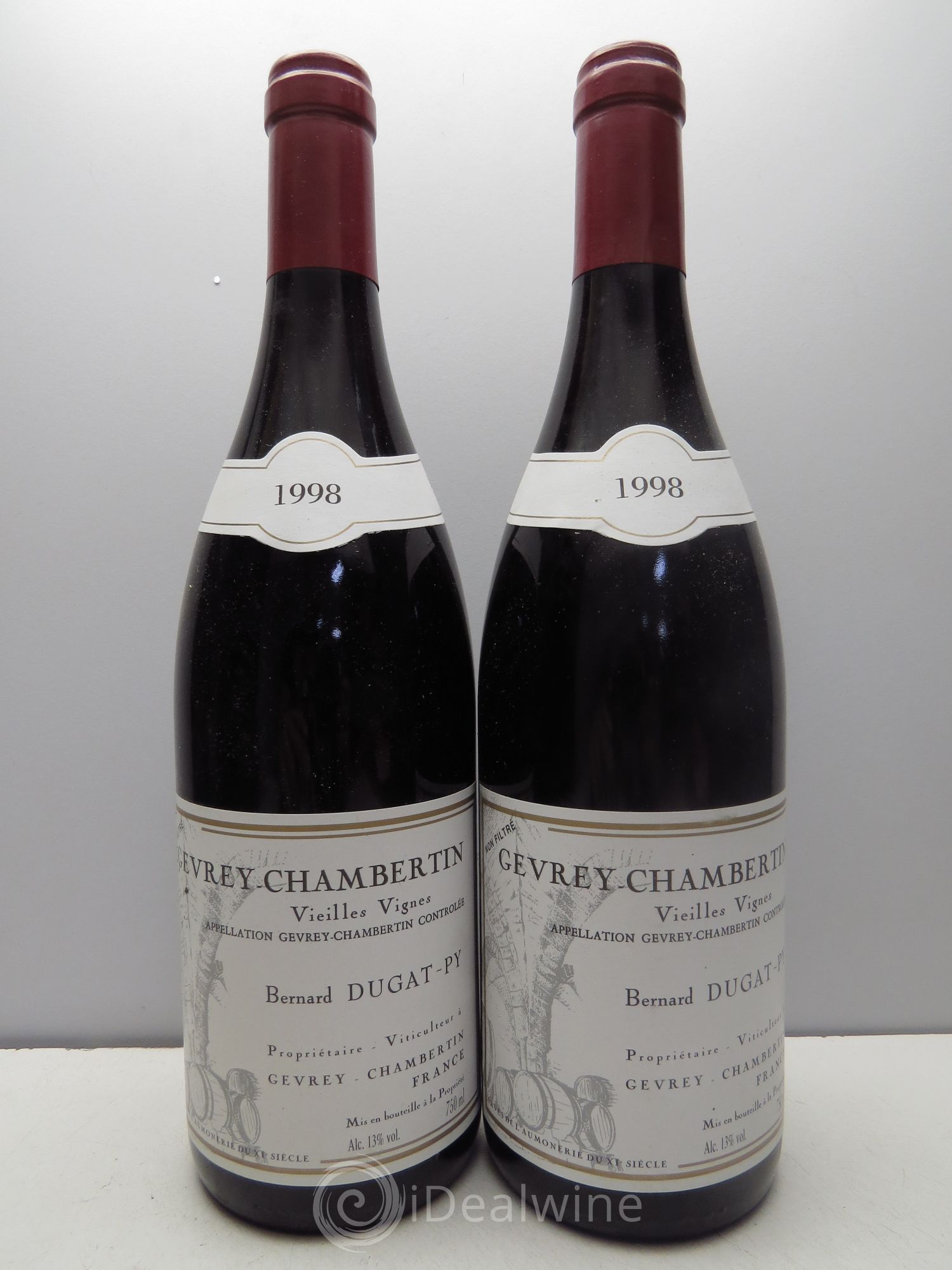 Gevrey-Chambertin Dugat-Py 1998 - Posten von 2 Flaschen - 0