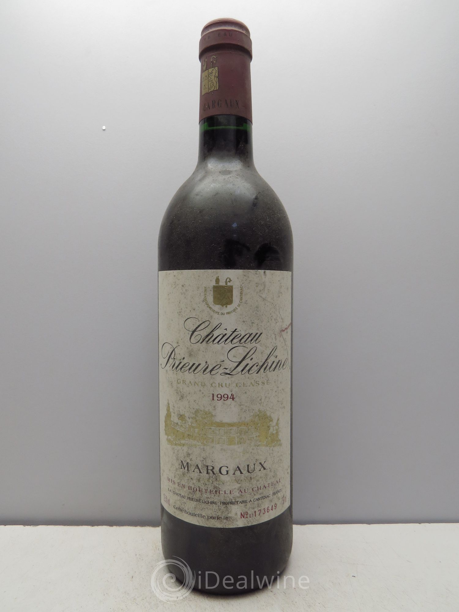Château Prieuré Lichine 4ème Grand Cru Classé 1994 - Lot de 1 bouteille - 0