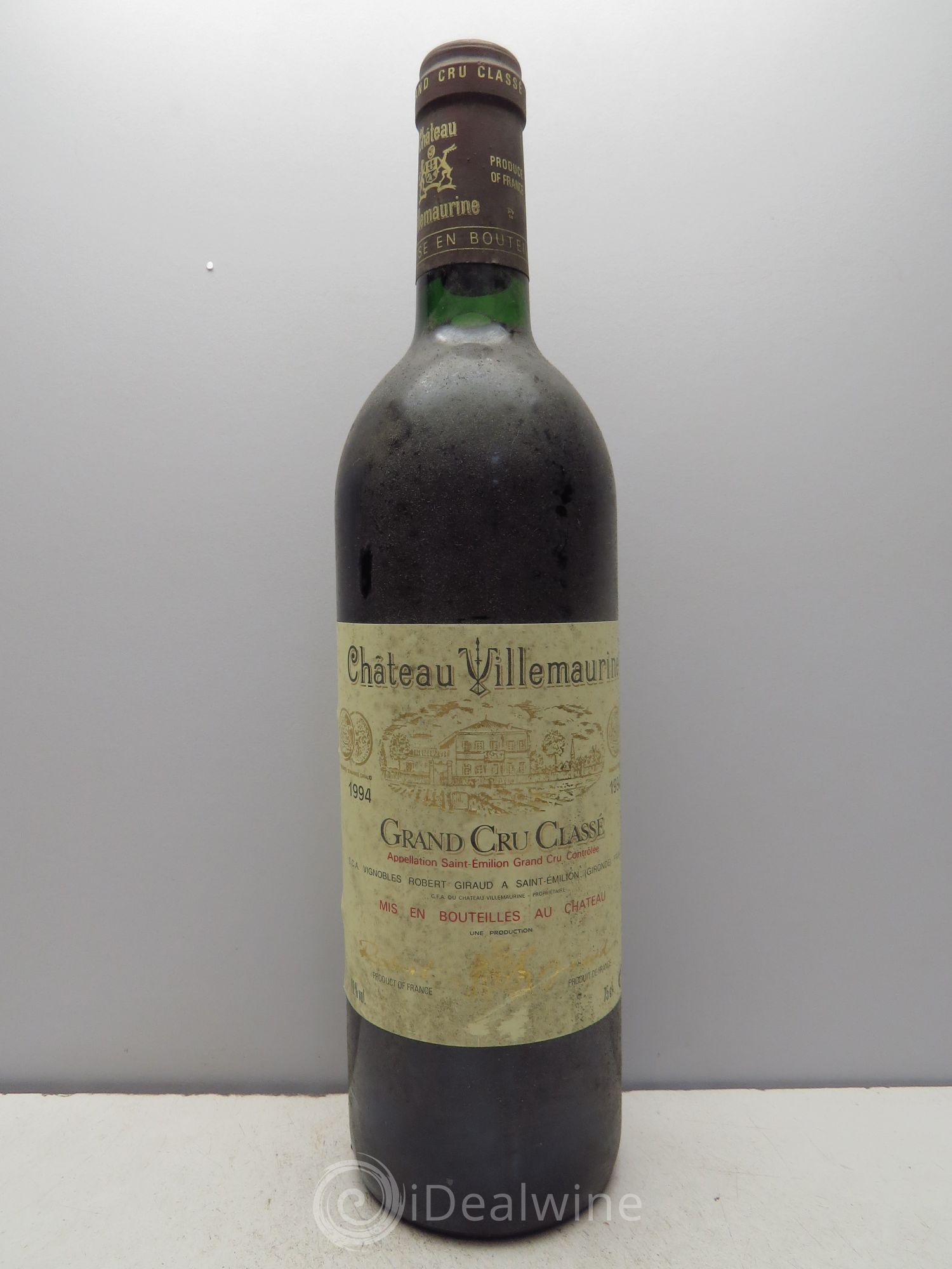 Château Villemaurine Grand Cru Classé 1994 - Lot de 1 bouteille - 0