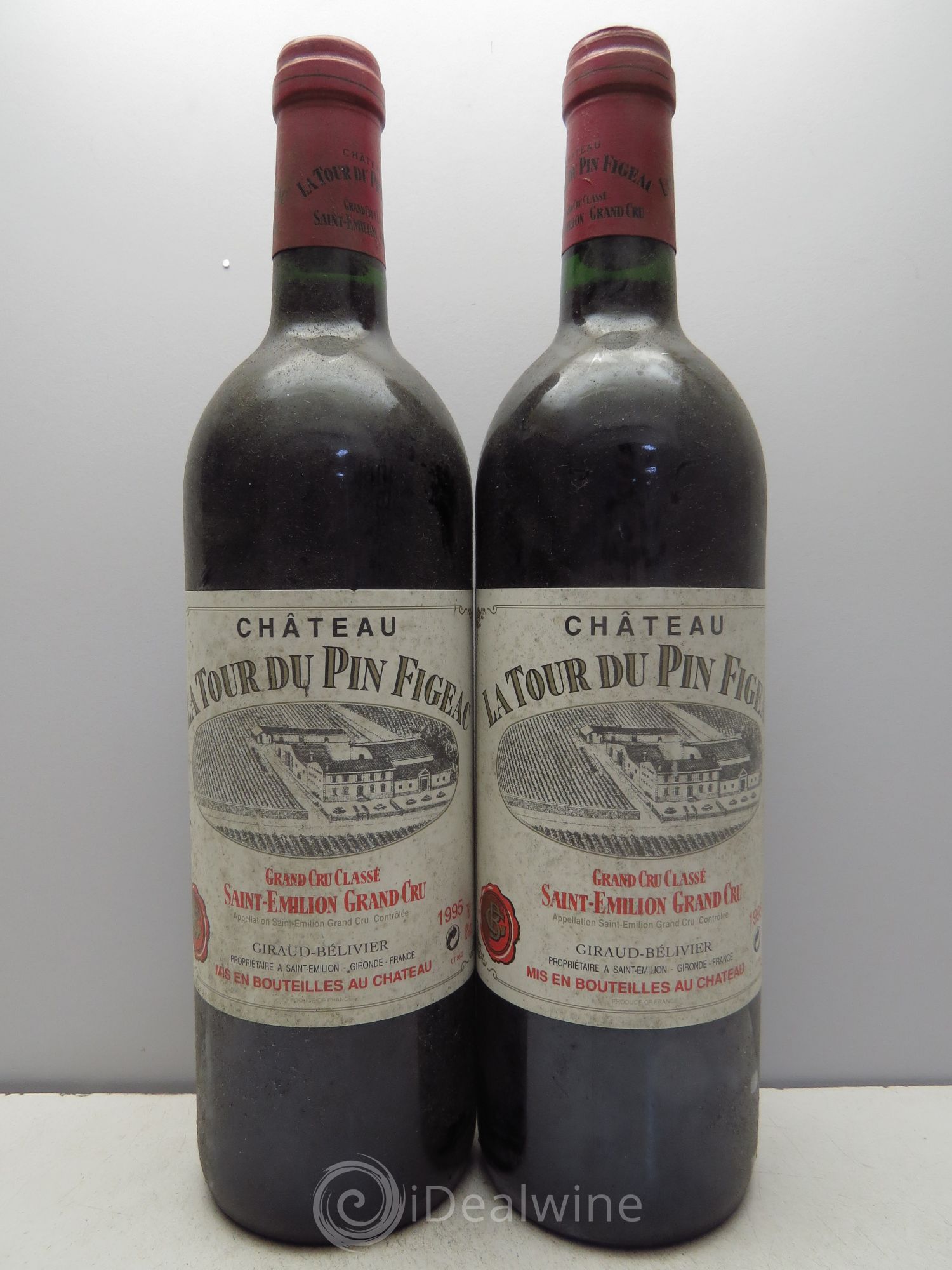 Château la Tour du Pin Figeac 1995 - Lot de 2 bouteilles - 0