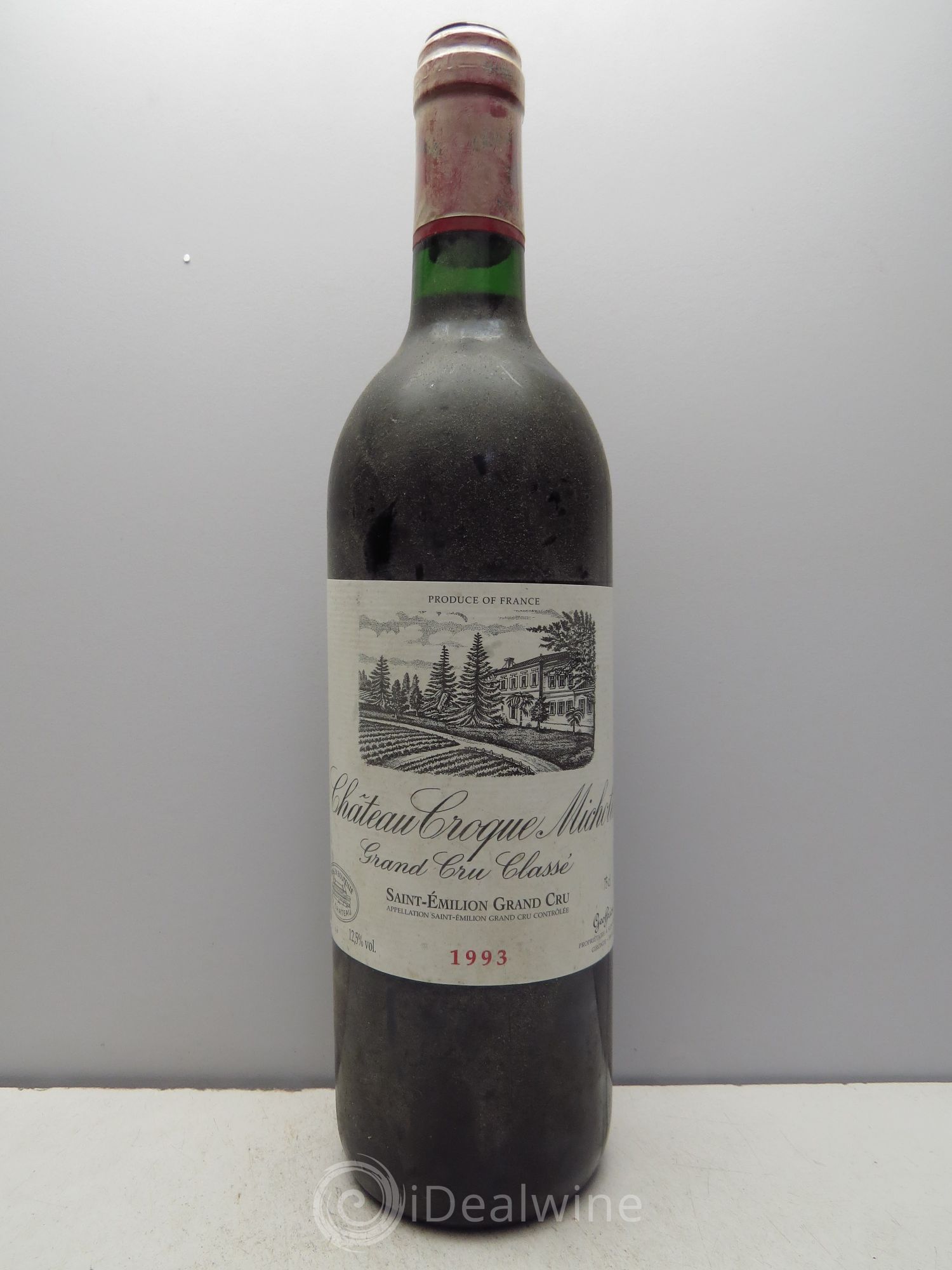 Château Croque Michotte 1993 - Lot de 1 bouteille - 0