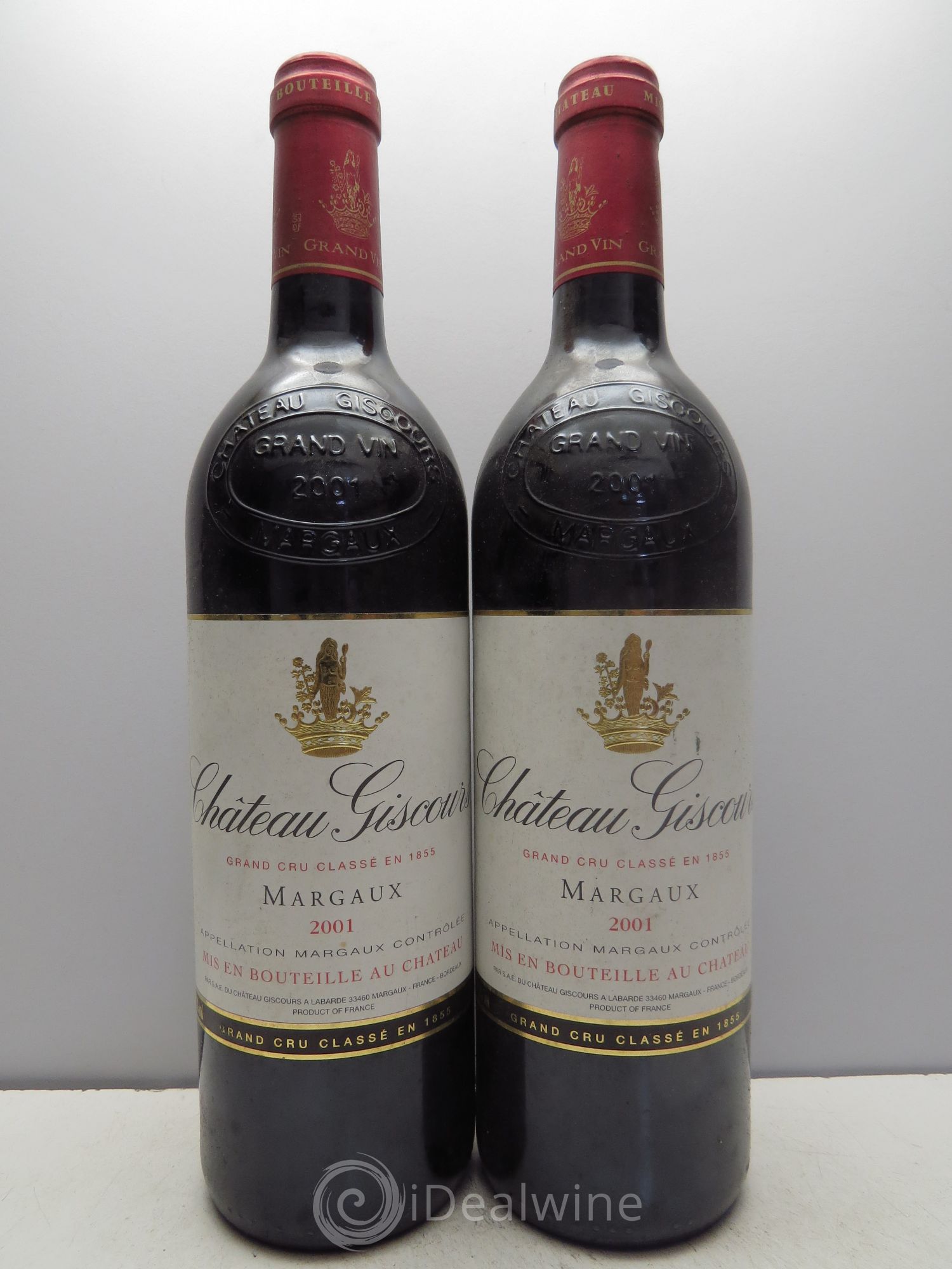 Château Giscours 3ème Grand Cru Classé 2001 - Lot de 2 bouteilles - 0