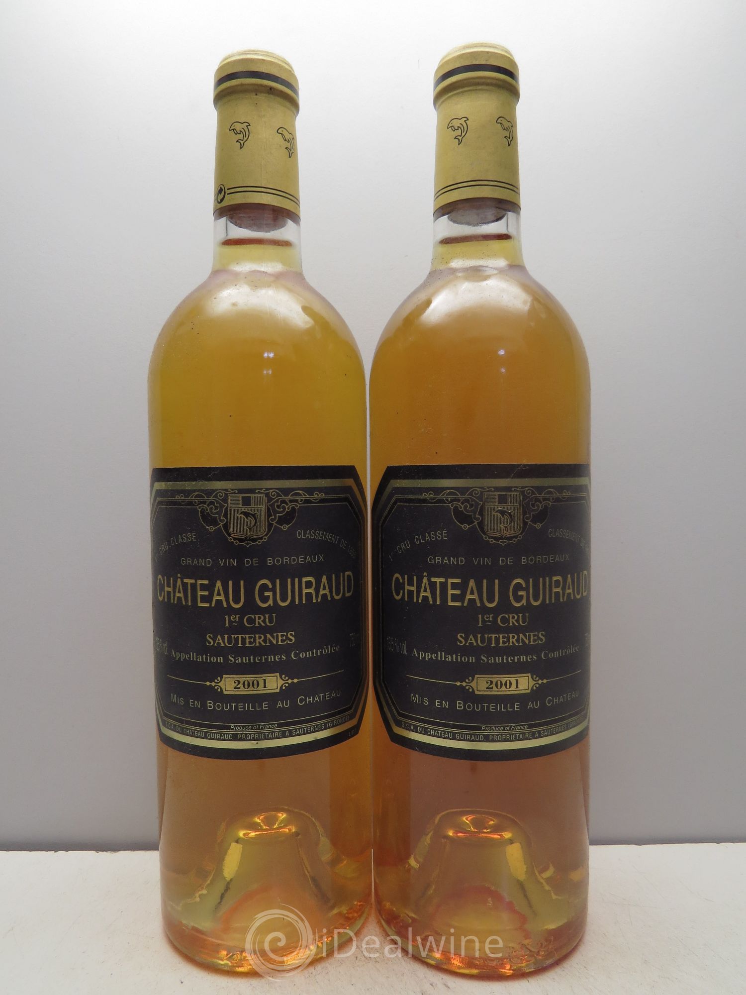 Château Guiraud 1er Grand Cru Classé 2001 - Lotto di 2 bottiglie - 0