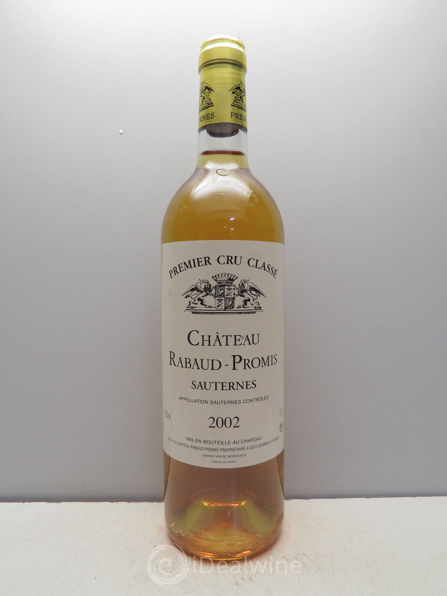Château Rabaud Promis 1er Grand Cru Classé 2002 - Posten von 1 Flasche - 0