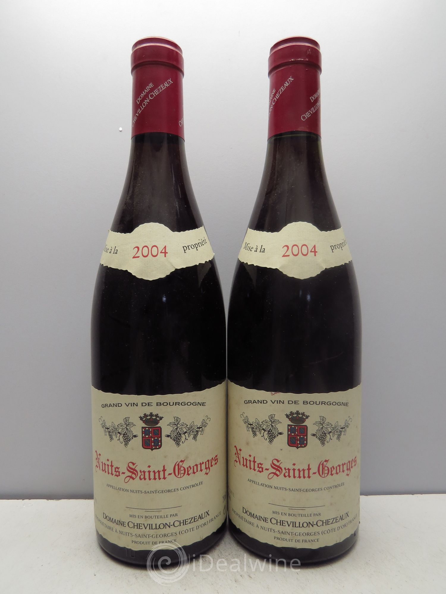 Nuits-Saint-Georges Chevillon-Chezeaux 2004 - Lot de 2 bouteilles - 0
