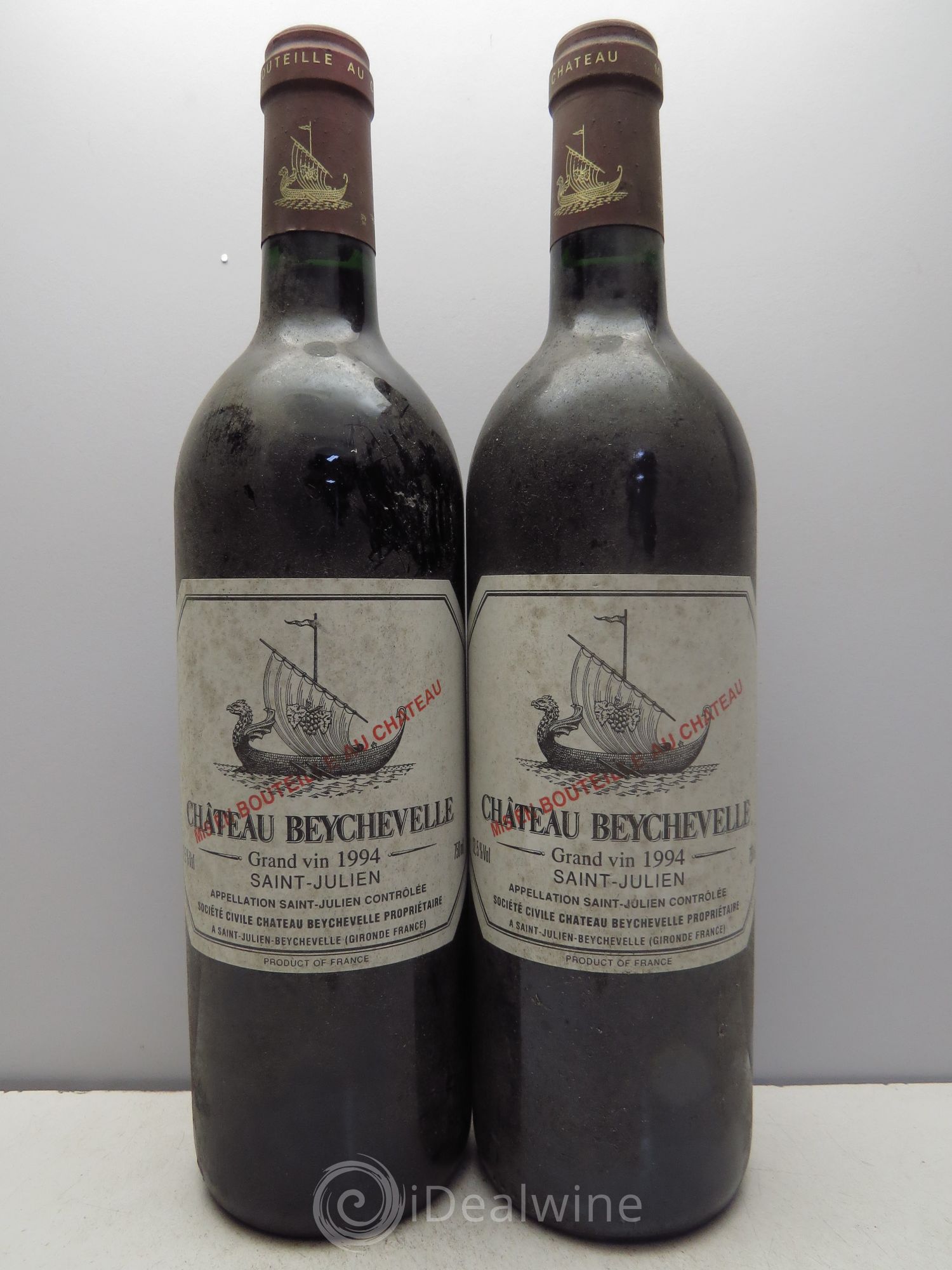 Château Beychevelle 4ème Grand Cru Classé 1994 - Lot de 2 bouteilles - 0