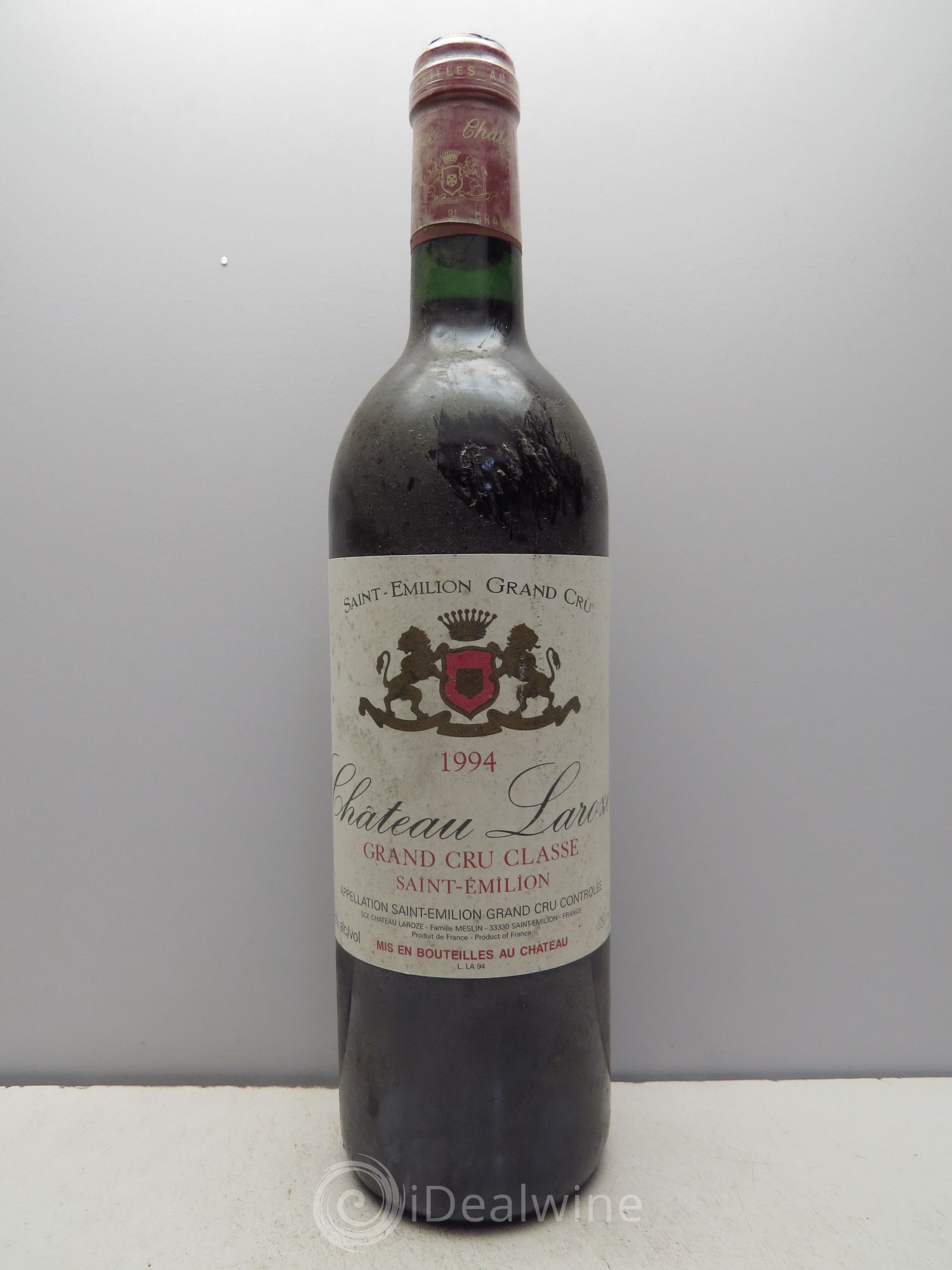 Château Laroze Grand Cru Classé 1994 - Lot de 1 bouteille - 0