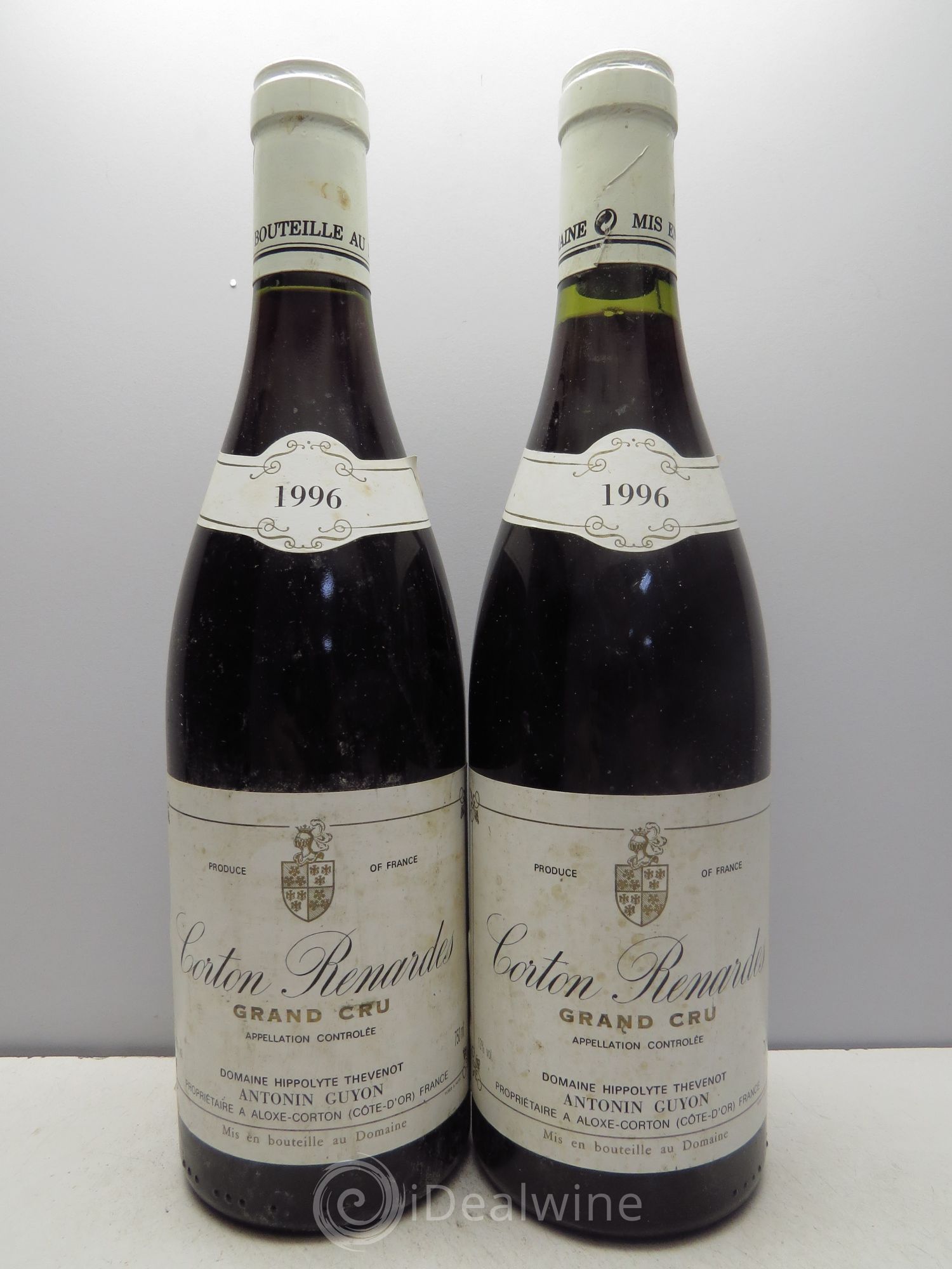 Corton Grand Cru A.Guyon 1996 - Lot de 2 bouteilles - 0