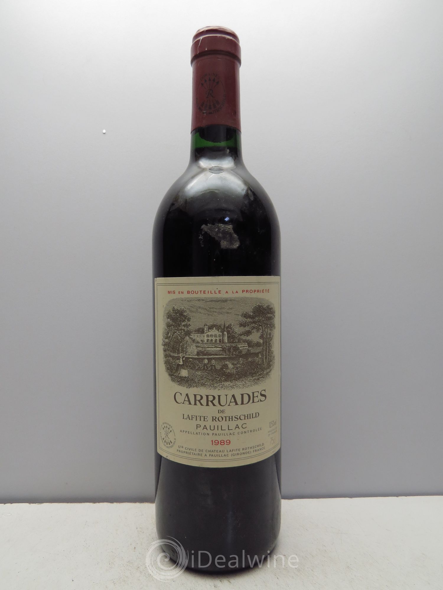 Carruades de Lafite Rothschild Second Vin 1989 - Lot de 1 bouteille - 0