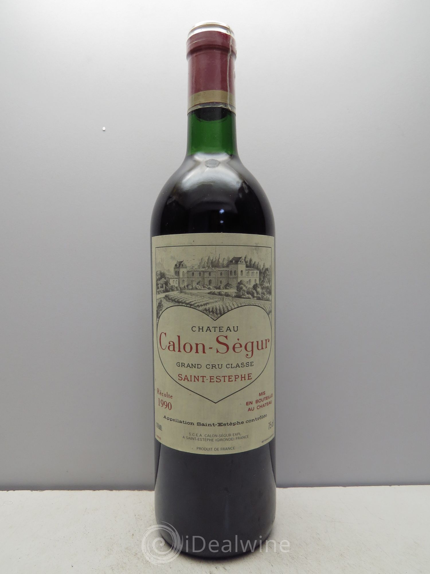 Château Calon Ségur 3ème Grand Cru Classé 1990 - Lot de 6 bouteilles - 0