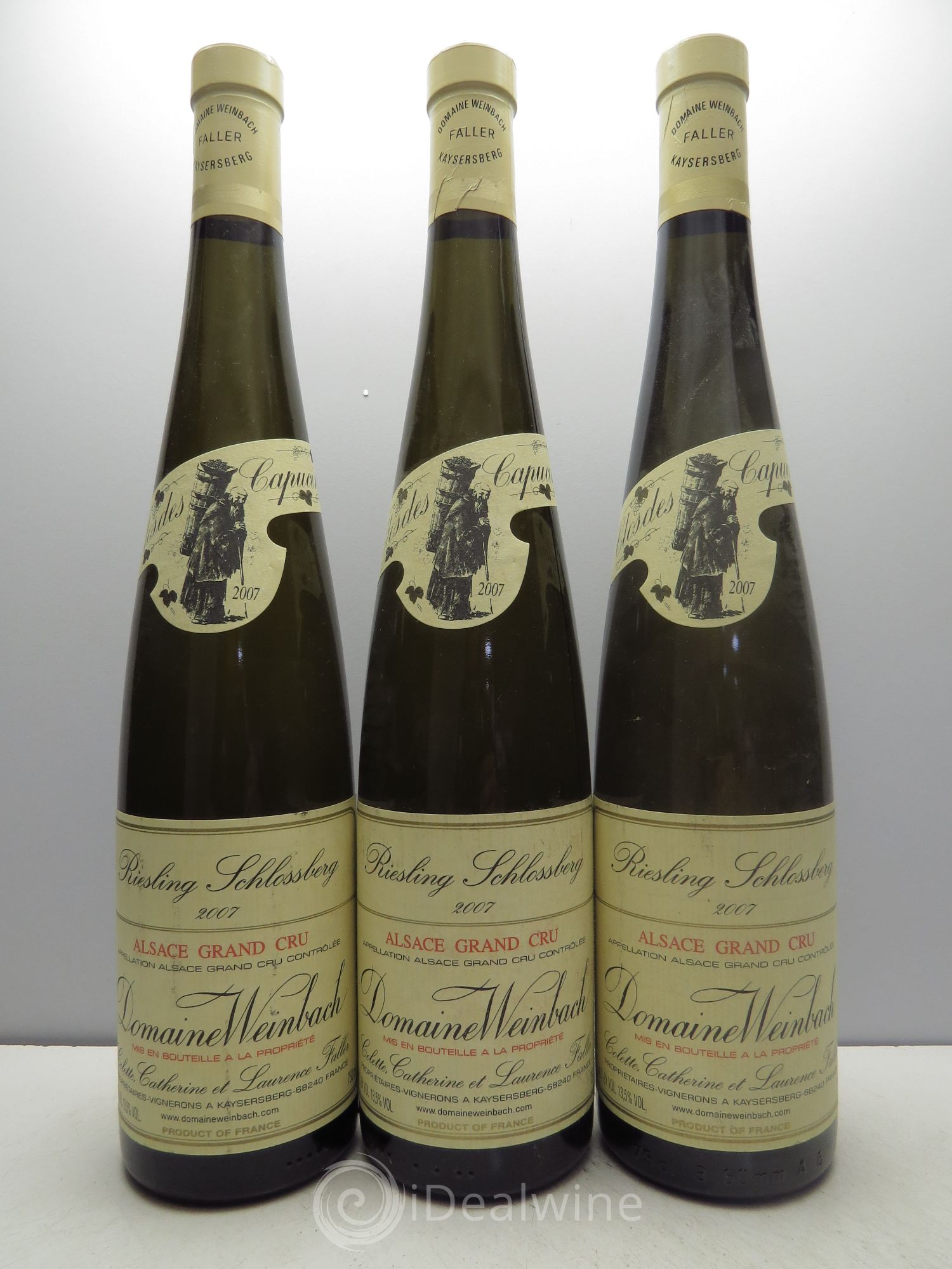 Alsace Riesling Weinbach (Domaine) Schlossberg 2007 - Lot de 3 bouteilles - 0