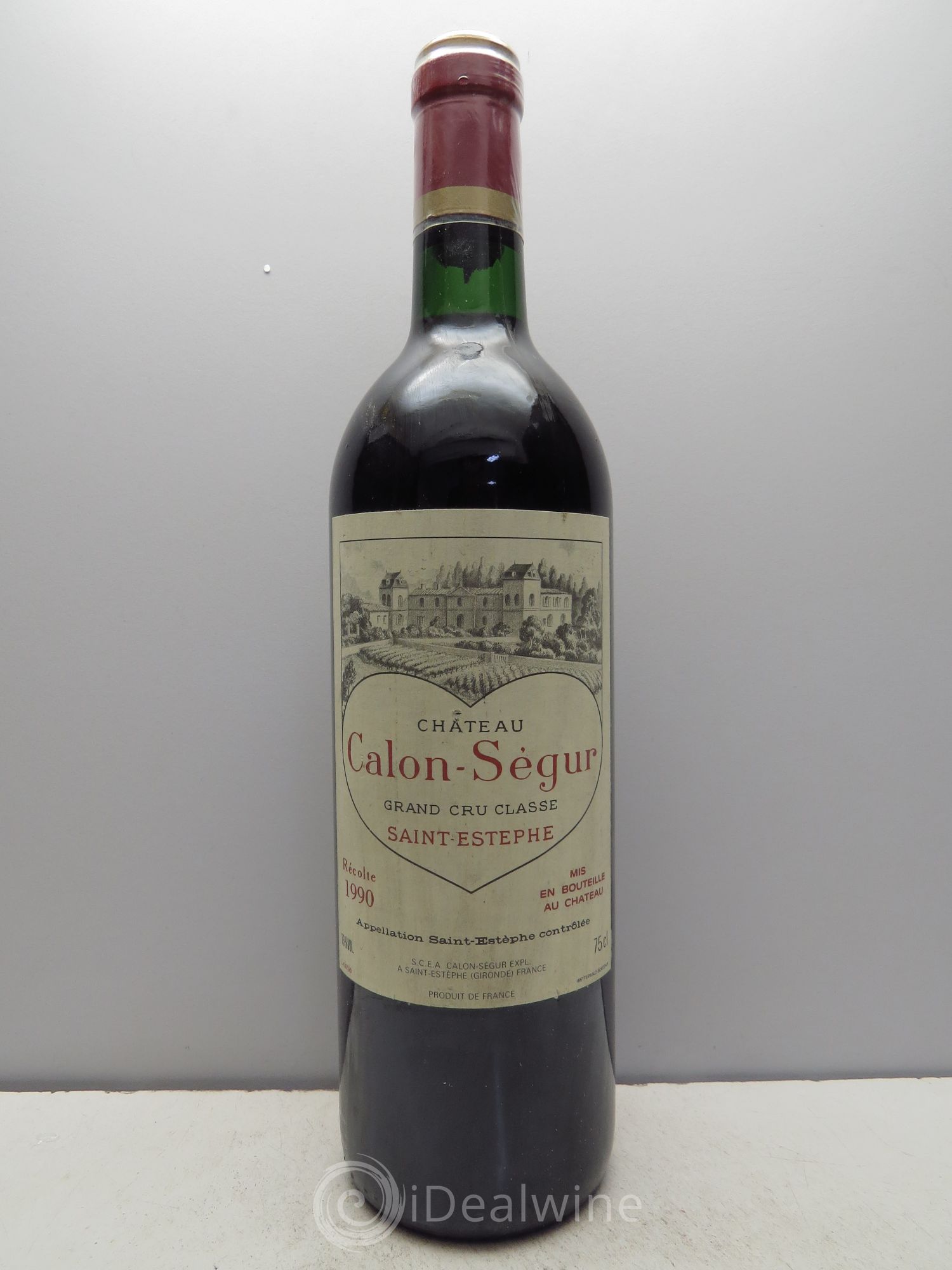 Château Calon Ségur 3ème Grand Cru Classé 1990 - Lot de 1 bouteille - 0