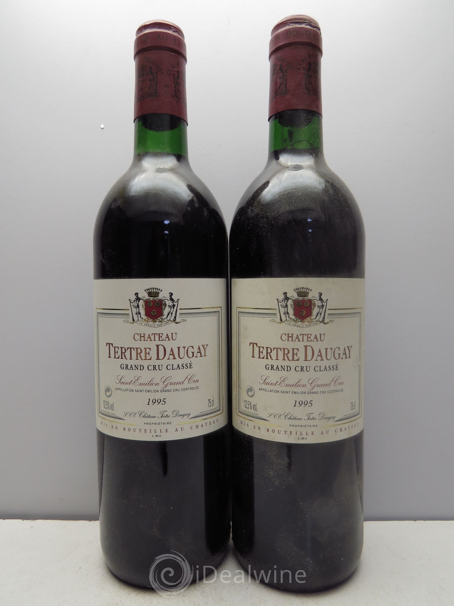 Château Tertre Daugay Grand Cru Classé 1995 - Lot de 2 bouteilles - 0
