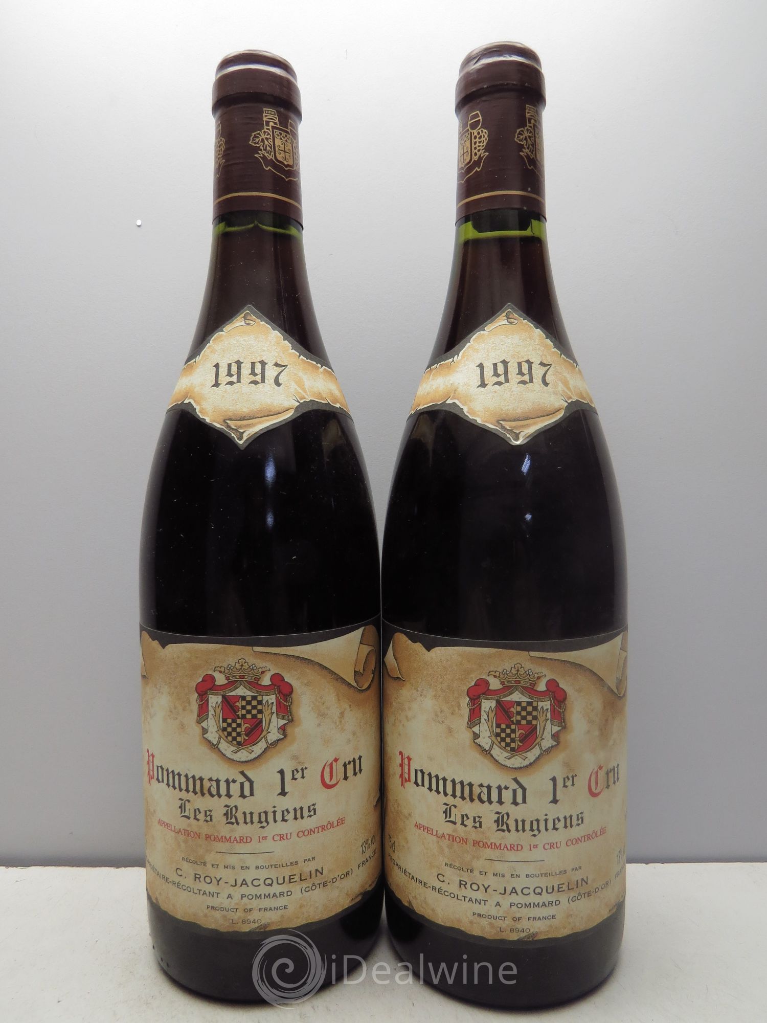 Pommard 1er Cru Domaine Roy Jacquelin 1997 - Posten von 2 Flaschen - 0
