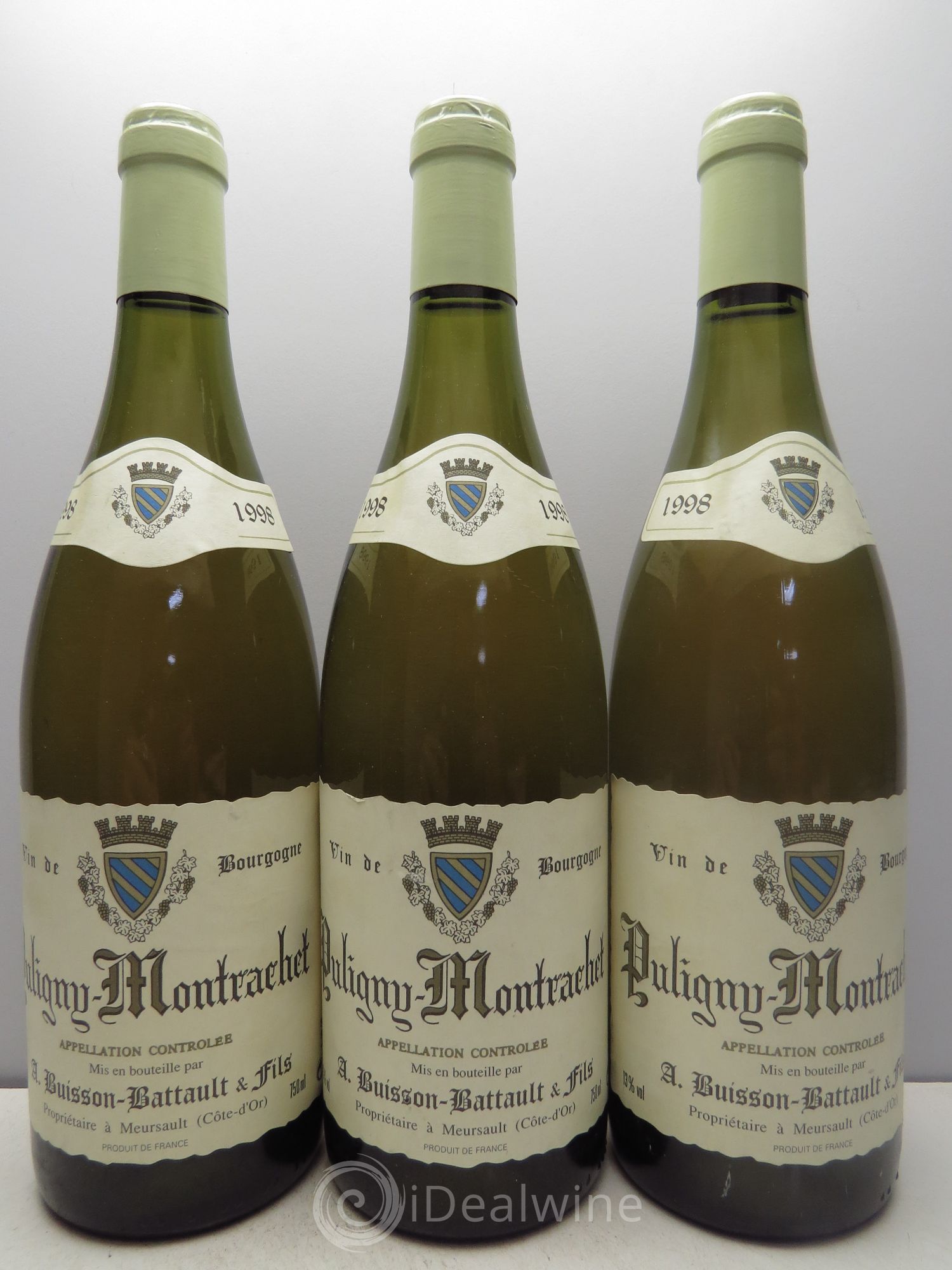 Puligny-Montrachet Domaine Buisson-Battault 1998 - Posten von 3 Flaschen - 0