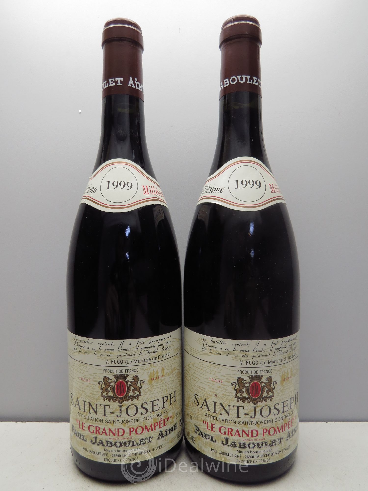 Saint-Joseph le Grand Pompée 1999 - Posten von 2 Flaschen - 0