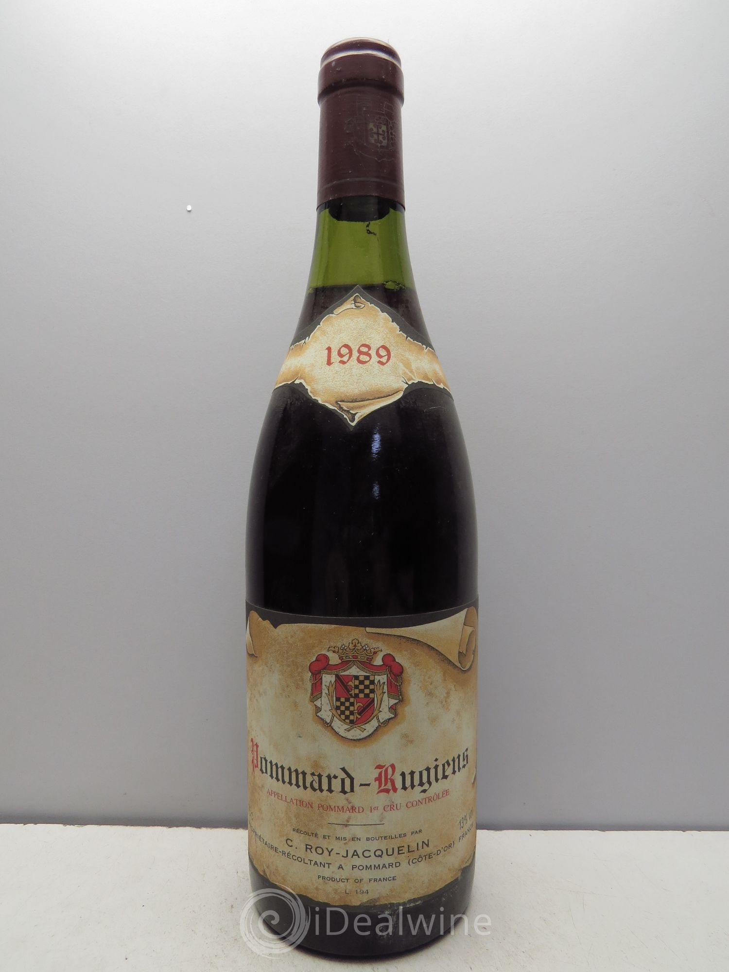 Pommard 1er Cru Domaine Roy Jacquelin 1989 - Posten von 1 Flasche - 0