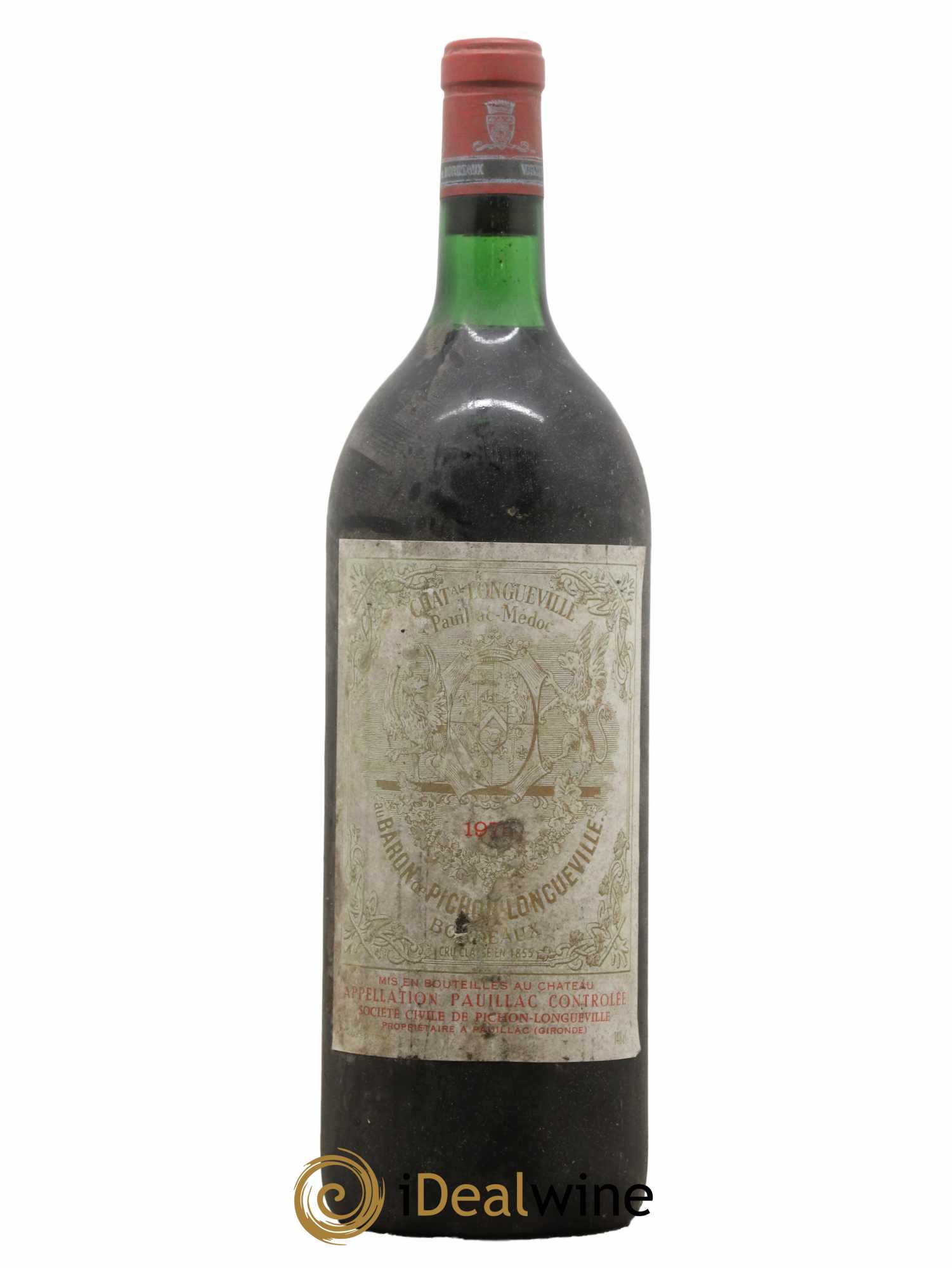 Pichon Longueville Baron 2ème Grand Cru Classé 1975 - Lot de 1 magnum - 0