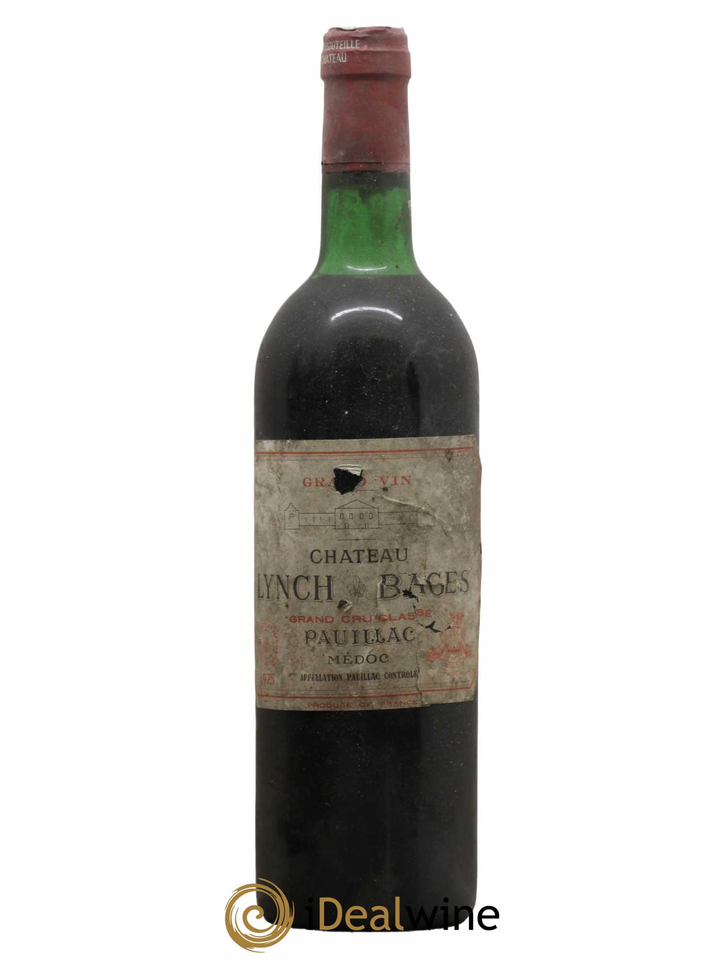 Château Lynch Bages 5ème Grand Cru Classé 1975 - Lot de 1 bouteille - 0