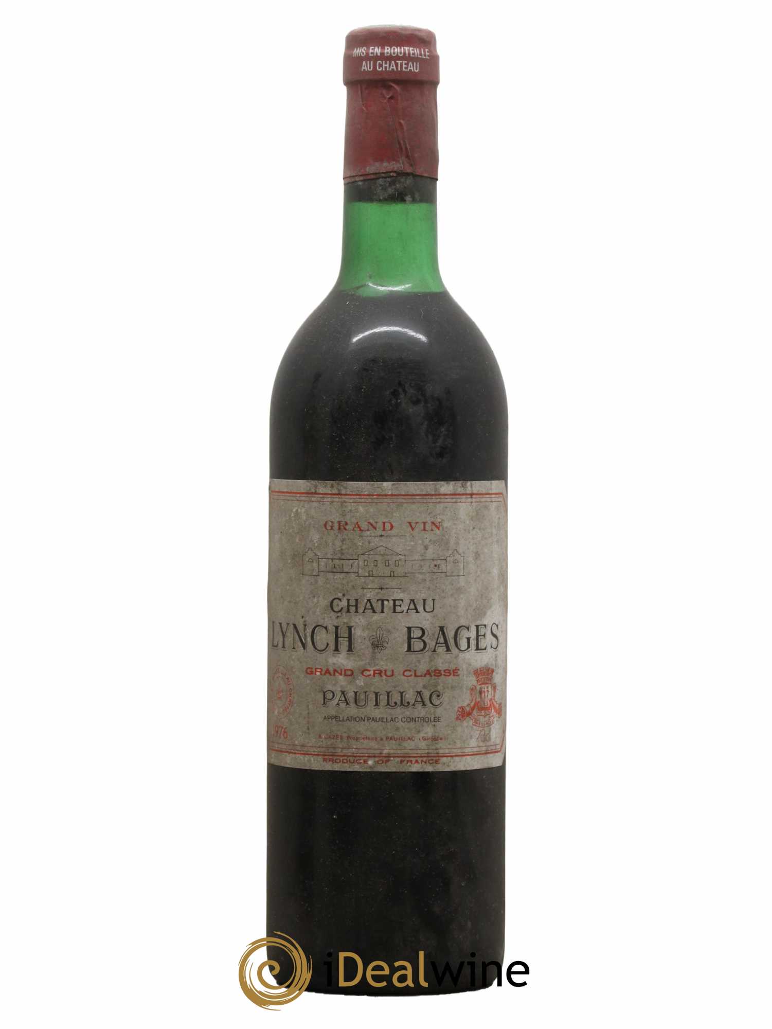 Château Lynch Bages 5ème Grand Cru Classé 1976 - Lot de 1 bouteille - 0