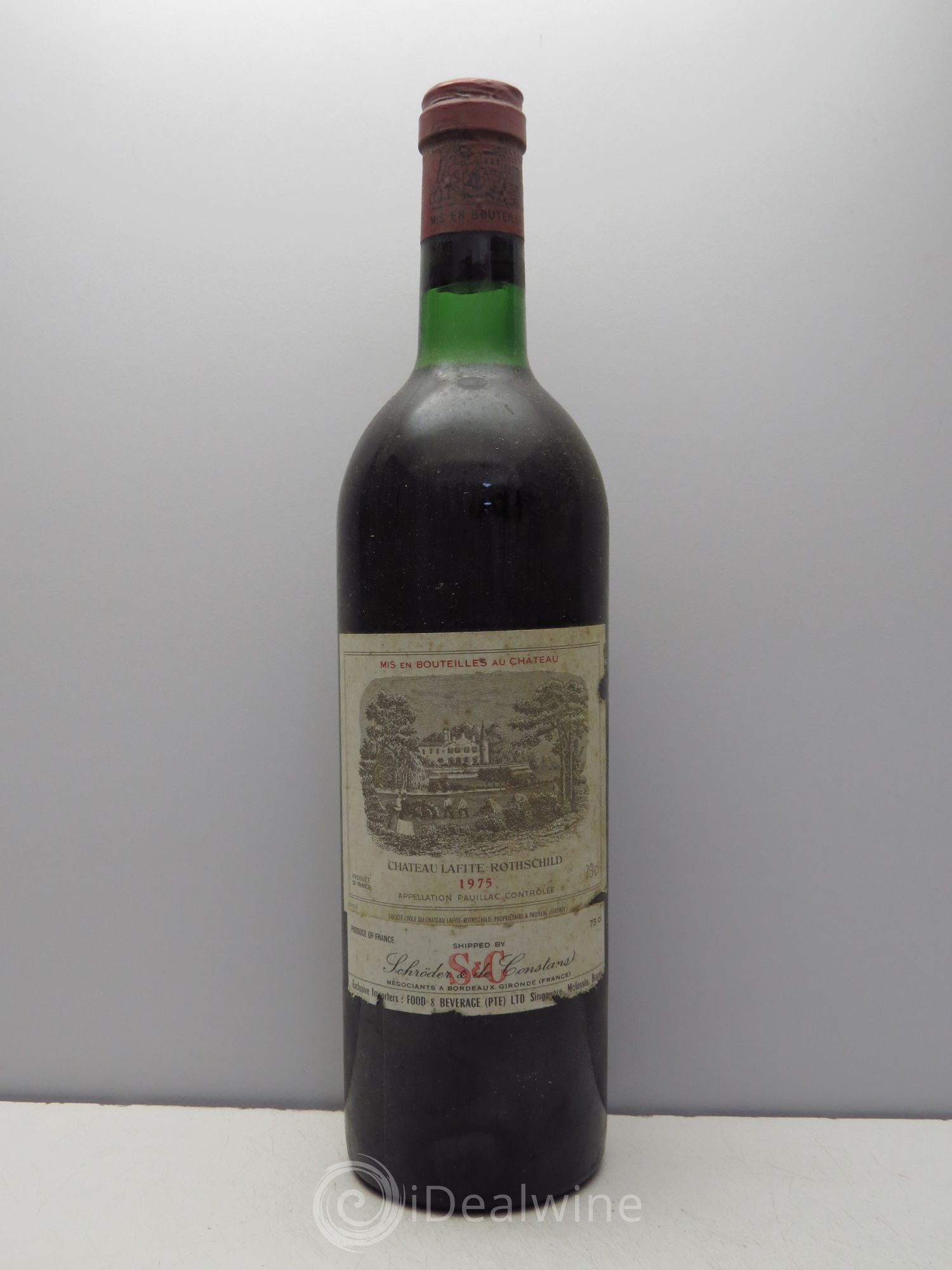Château Lafite Rothschild 1er Grand Cru Classé 1975 - Lot de 1 bouteille - 0