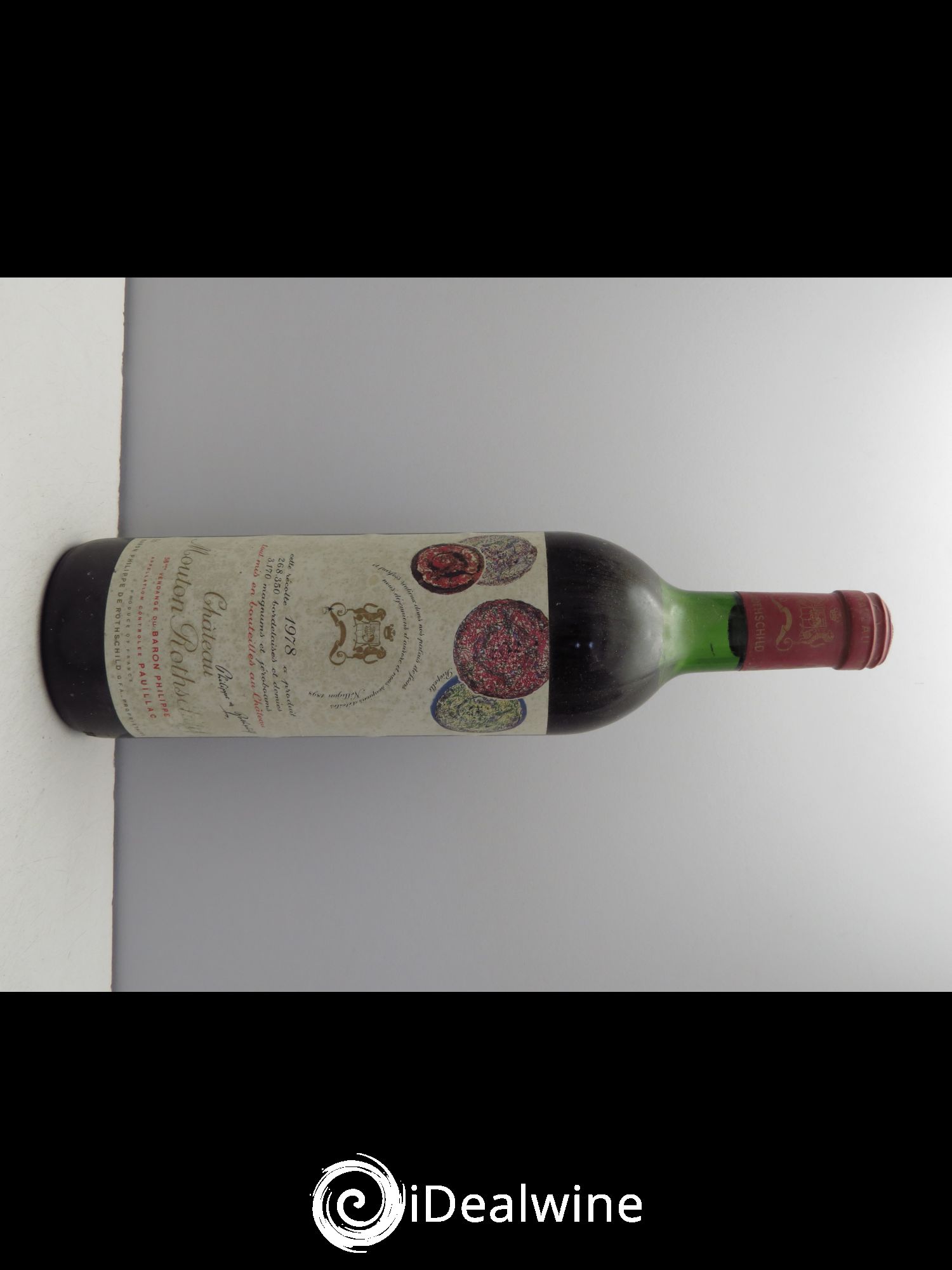 Château Mouton Rothschild 1er Grand Cru Classé 1978 - Lot de 1 bouteille - 0