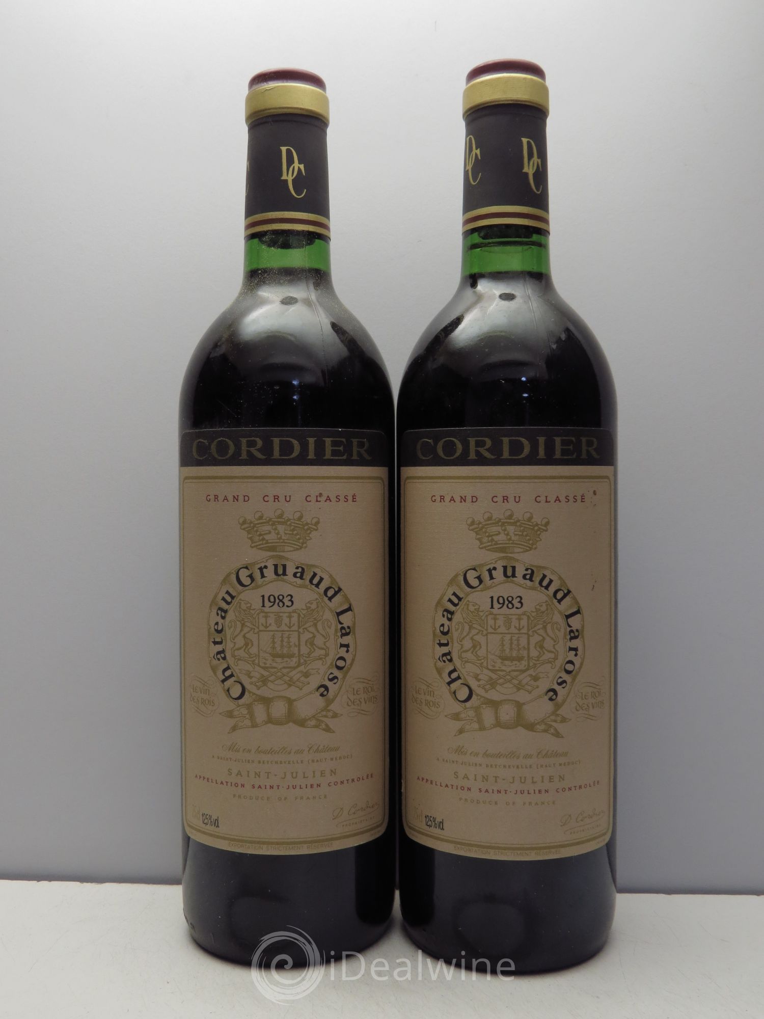 Château Gruaud Larose 2ème Grand Cru Classé 1983 - Lot de 2 bouteilles - 0