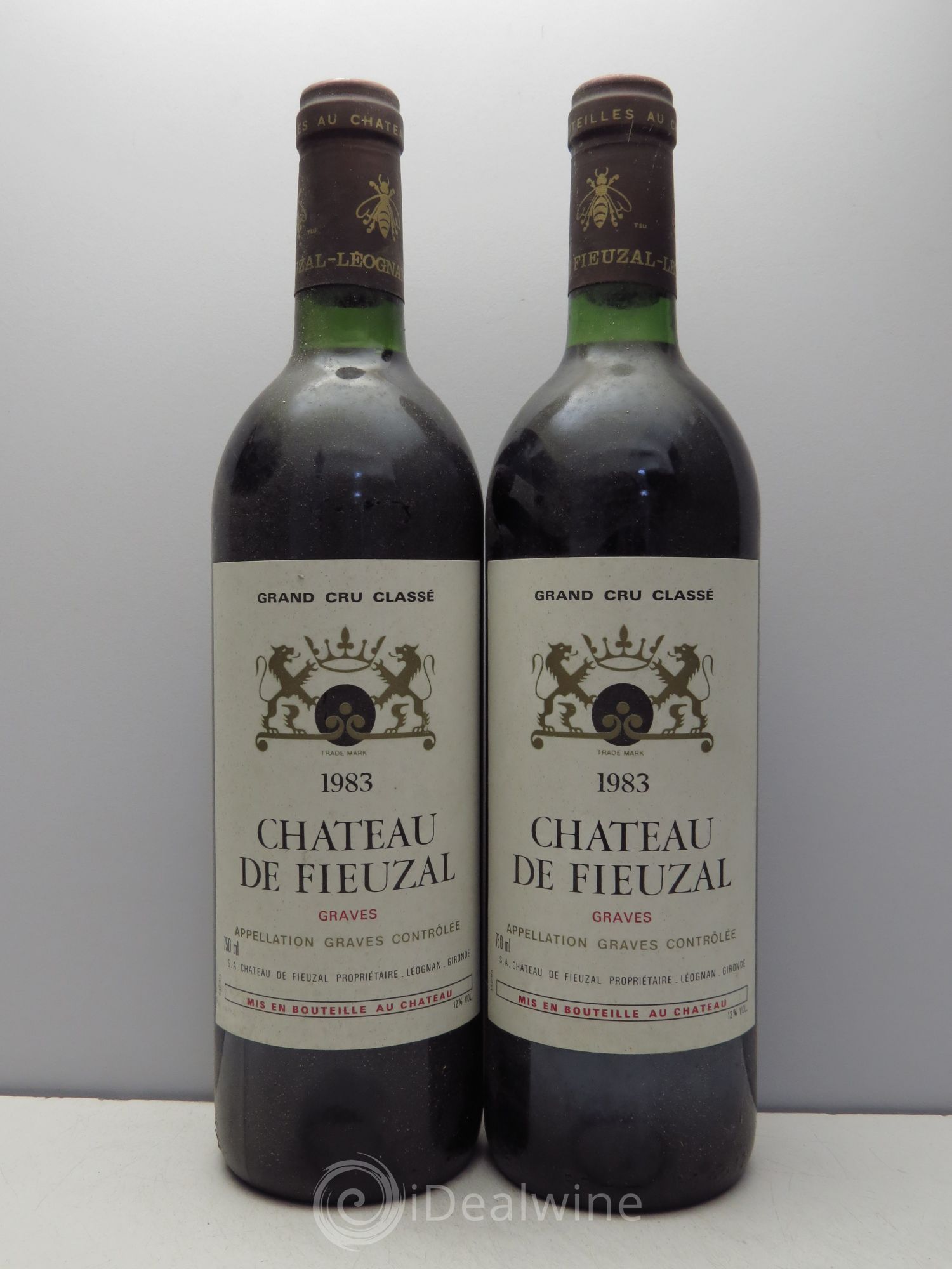 Château de Fieuzal Cru Classé de Graves 1983 - Lot de 2 bouteilles - 0