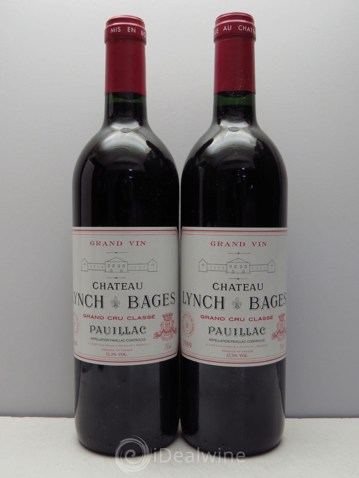 Château Lynch Bages 5ème Grand Cru Classé 1989 - Lot de 6 bouteilles - 1