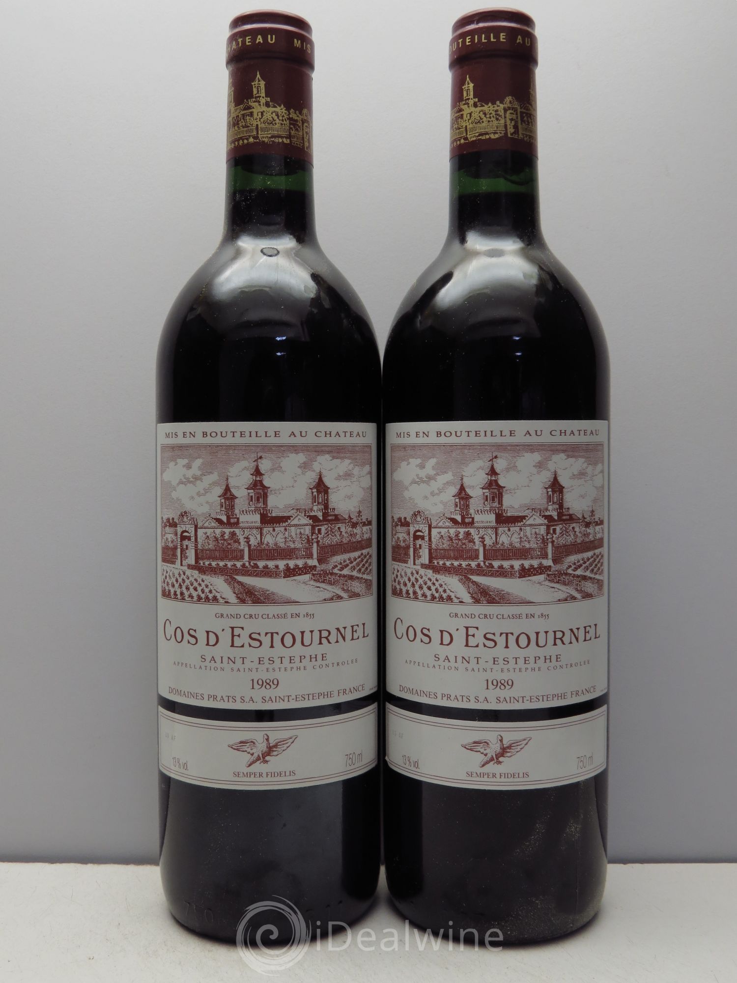 Cos d'Estournel 2ème Grand Cru Classé 1989 - Lot de 12 bouteilles - 6