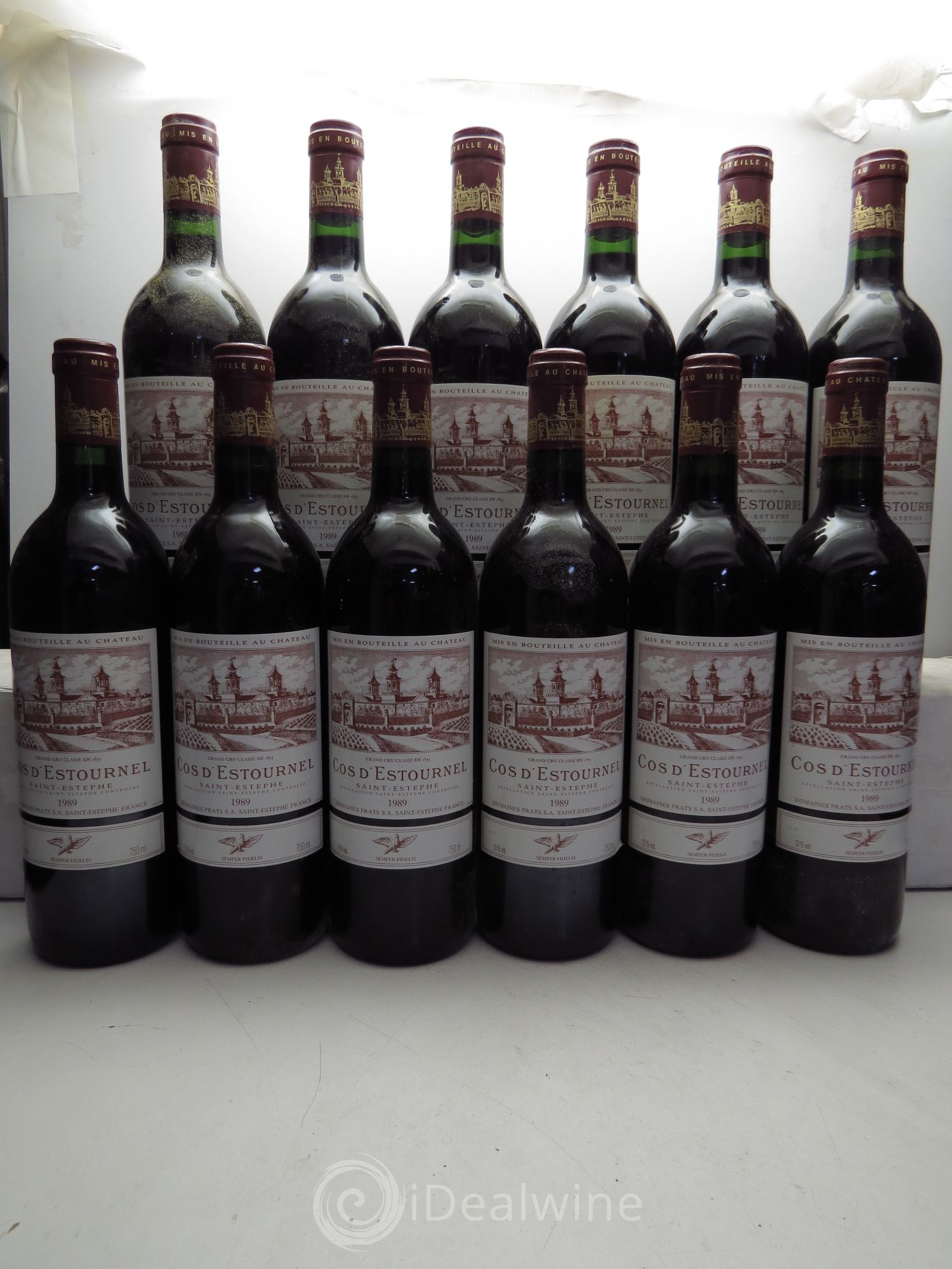 Cos d'Estournel 2ème Grand Cru Classé 1989 - Lot de 12 bouteilles - 0