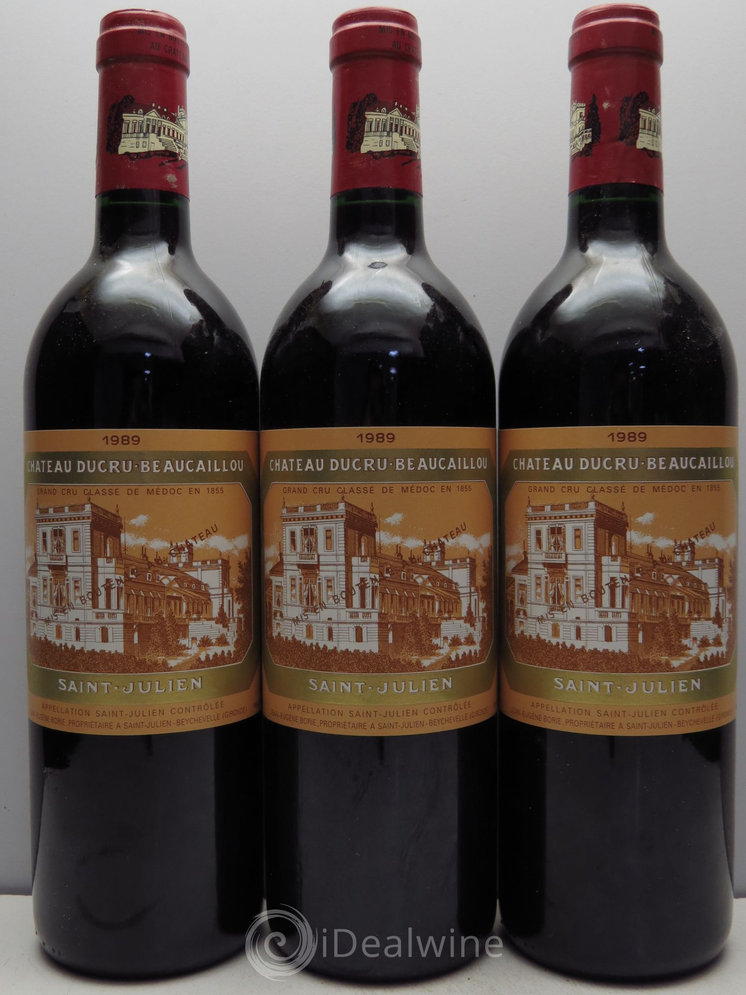 Château Ducru Beaucaillou 2ème Grand Cru Classé 1989 - Lot de 3 bouteilles - 0