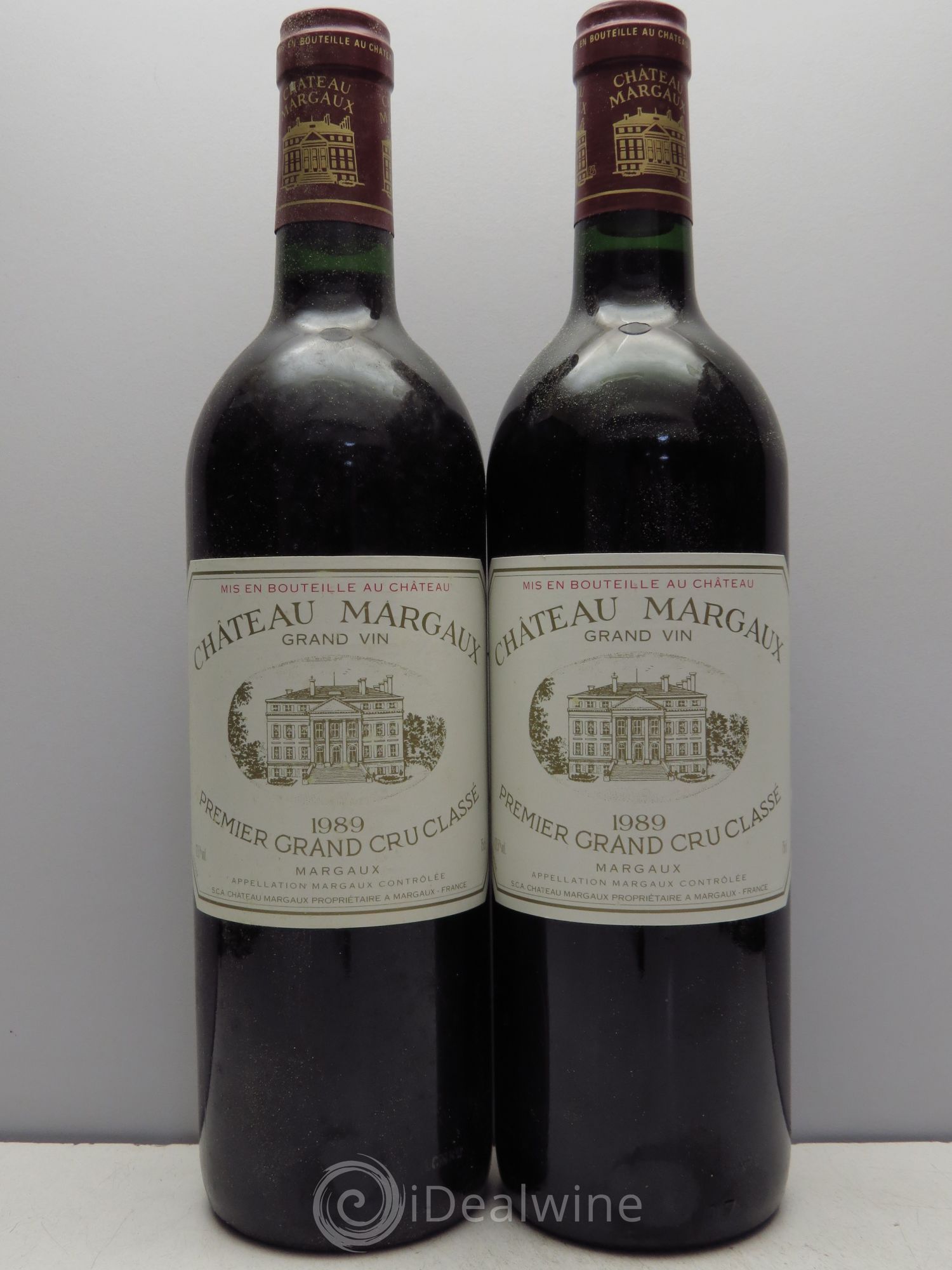 Château Margaux 1er Grand Cru Classé 1989 - Lot de 2 bouteilles - 0