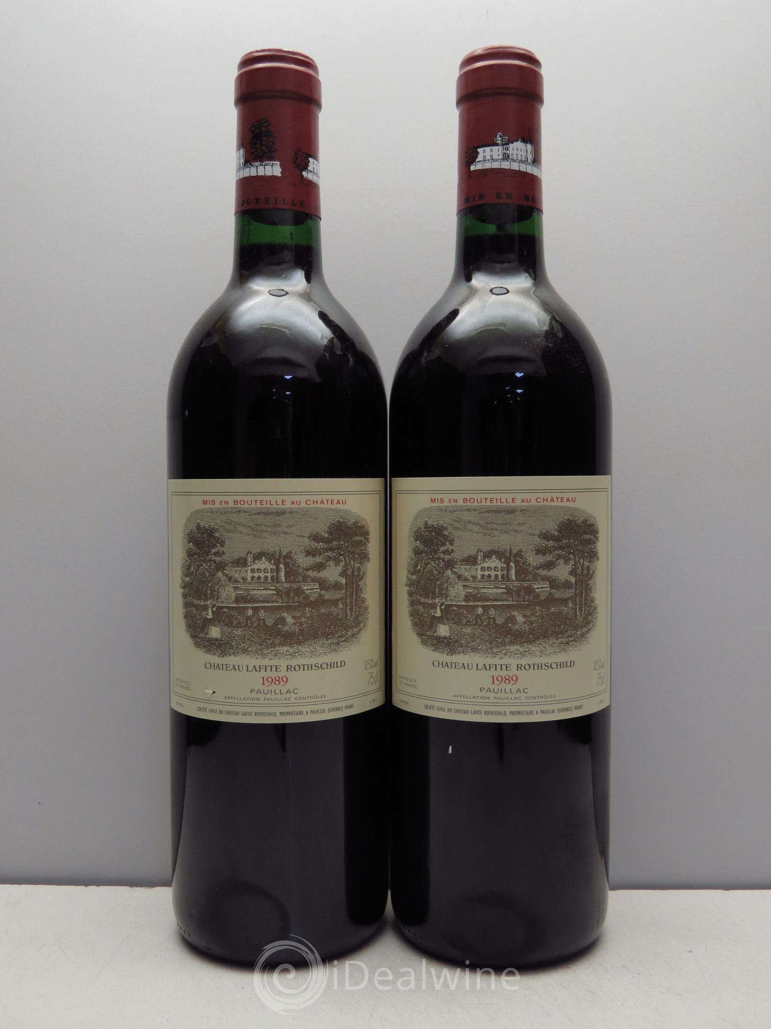 Château Lafite Rothschild 1er Grand Cru Classé 1989 - Lot de 2 bouteilles - 0