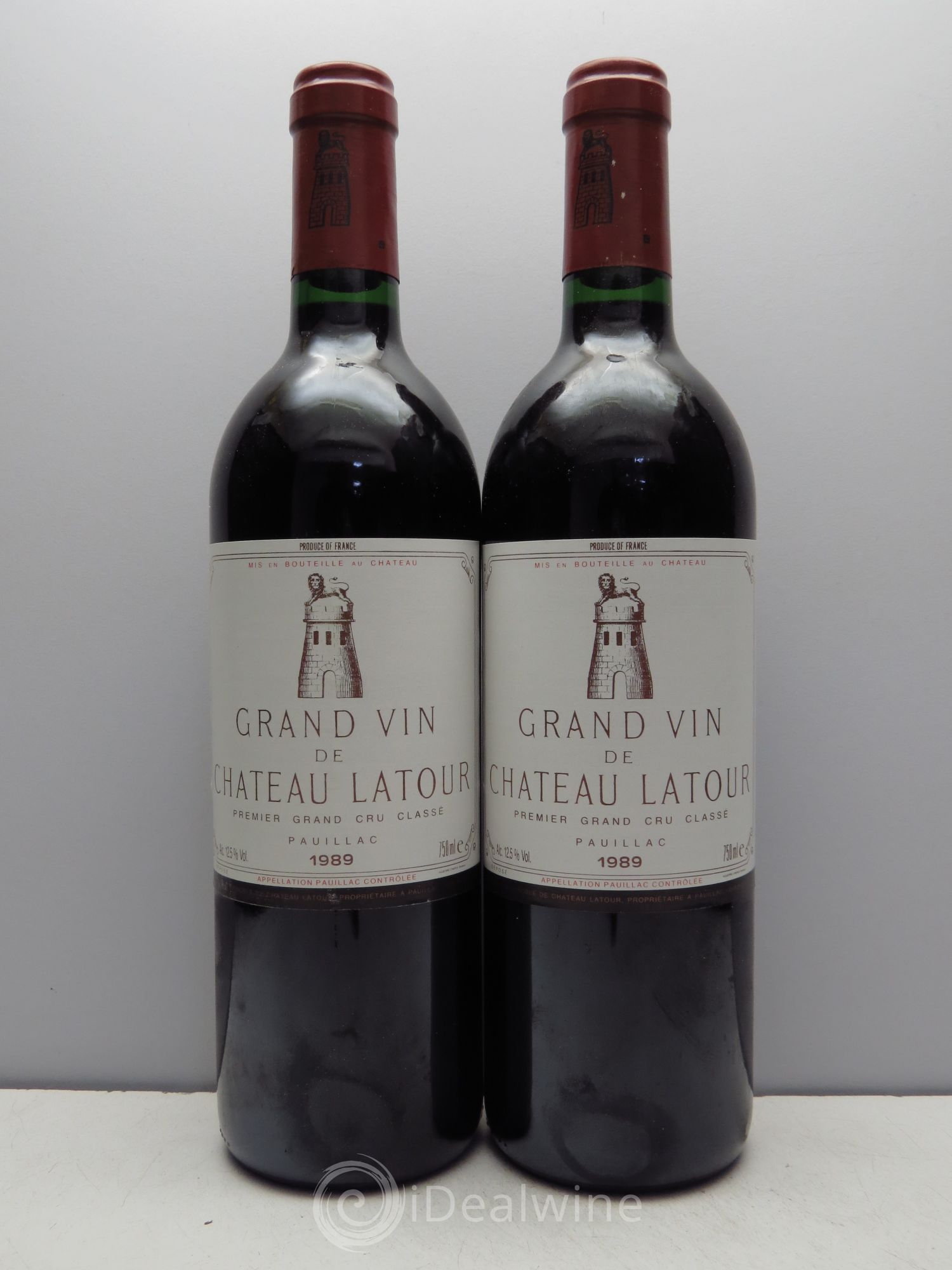 Château Latour 1er Grand Cru Classé 1989 - Lot de 2 bouteilles - 0