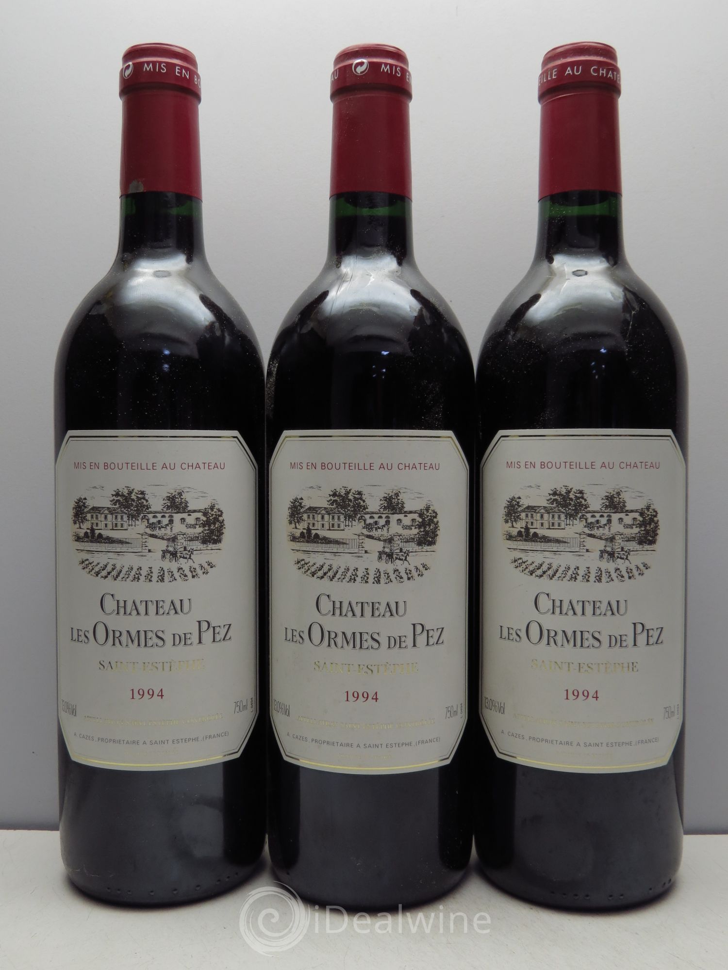 Château les Ormes de Pez 1994 - Lot de 3 bouteilles - 0