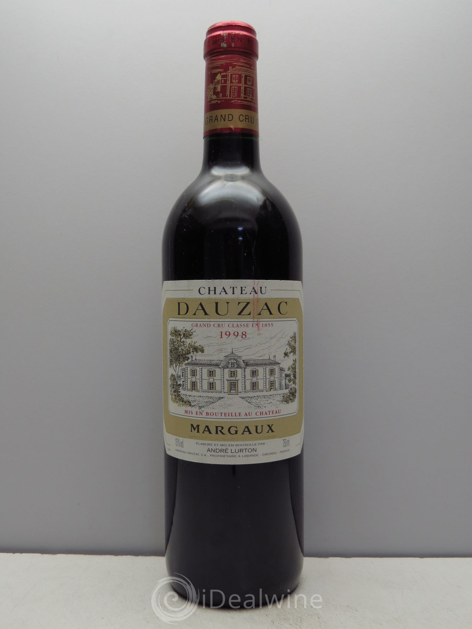 Château Dauzac 5ème Grand Cru Classé 1998 - Lot de 1 bouteille - 0