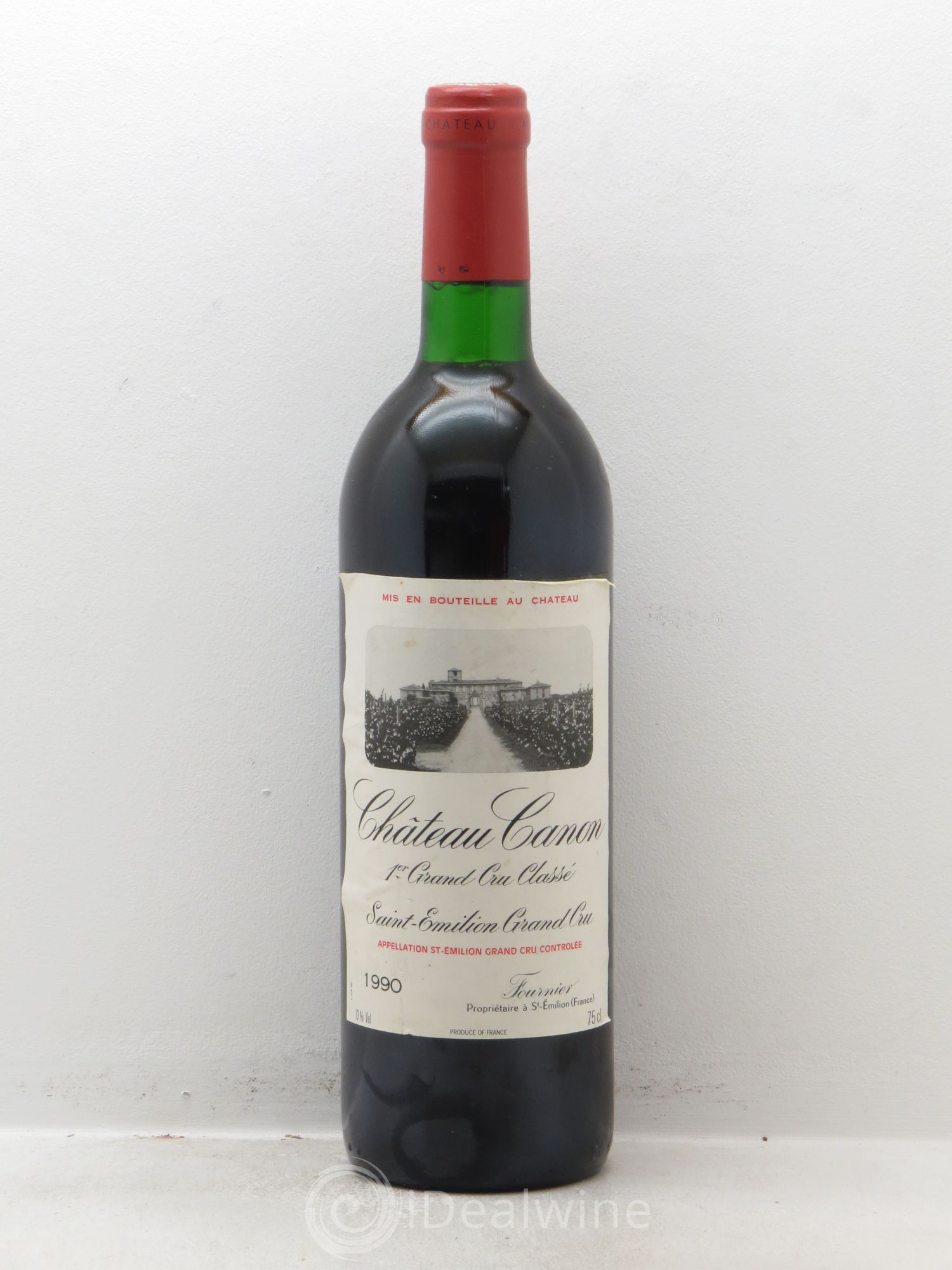 Château Canon 1er Grand Cru Classé B 1990 - Lot de 1 bouteille - 0
