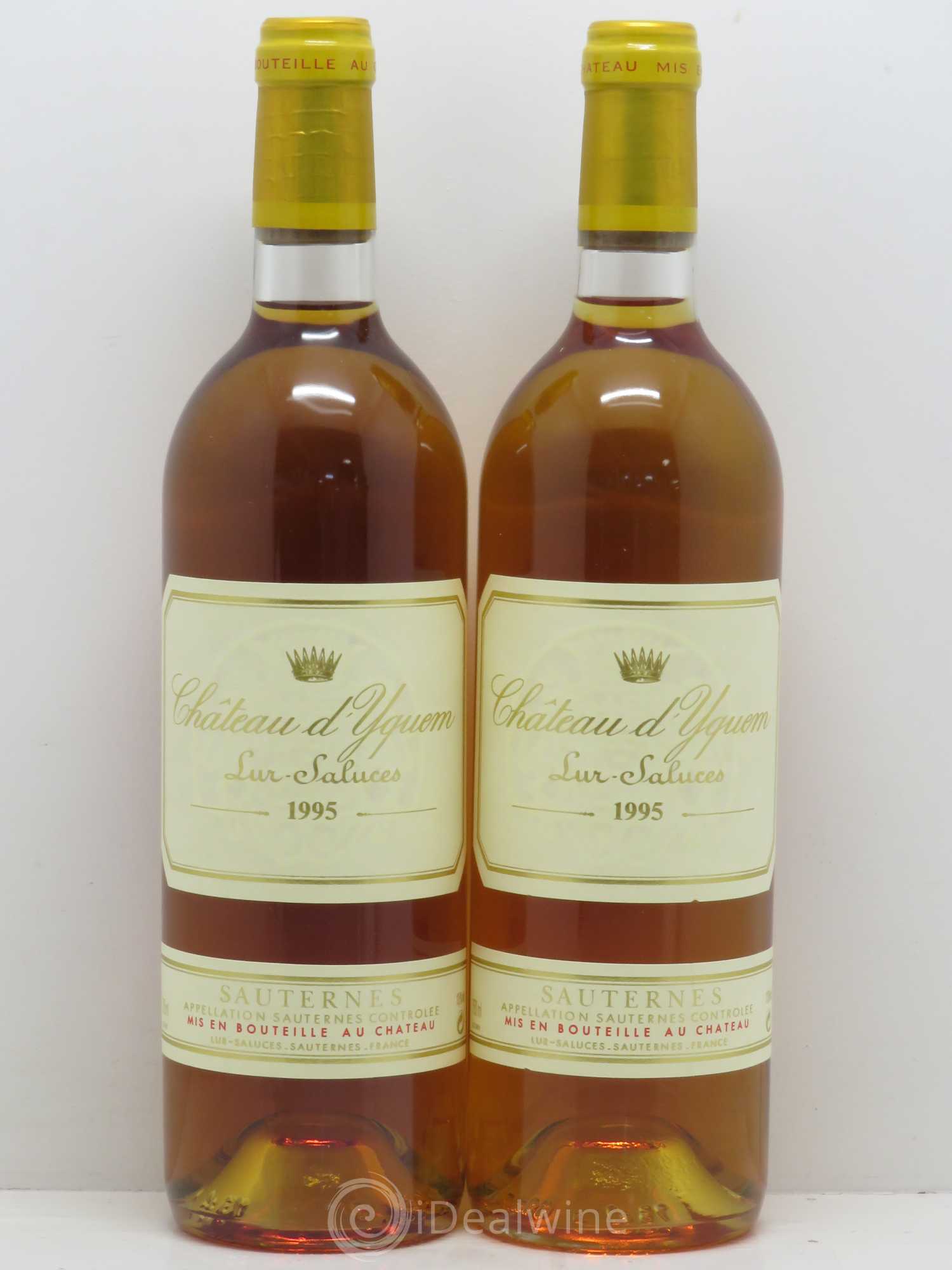 Château d' Yquem 1er Cru Classé Supérieur 1995 - Lotto di 2 bottiglie - 0
