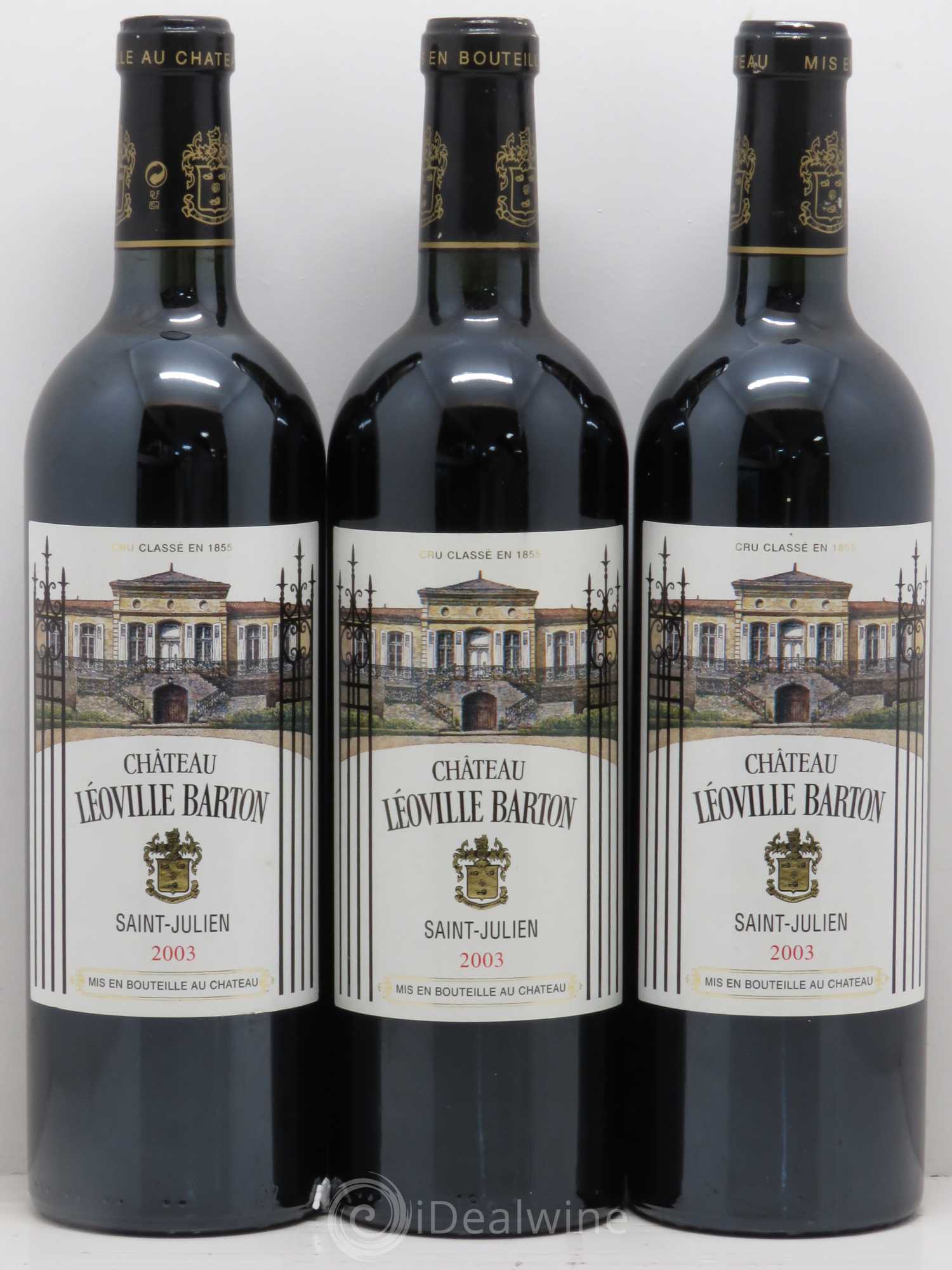 Château Léoville Barton 2ème Grand Cru Classé 2003 - Lot de 5 bouteilles - 1