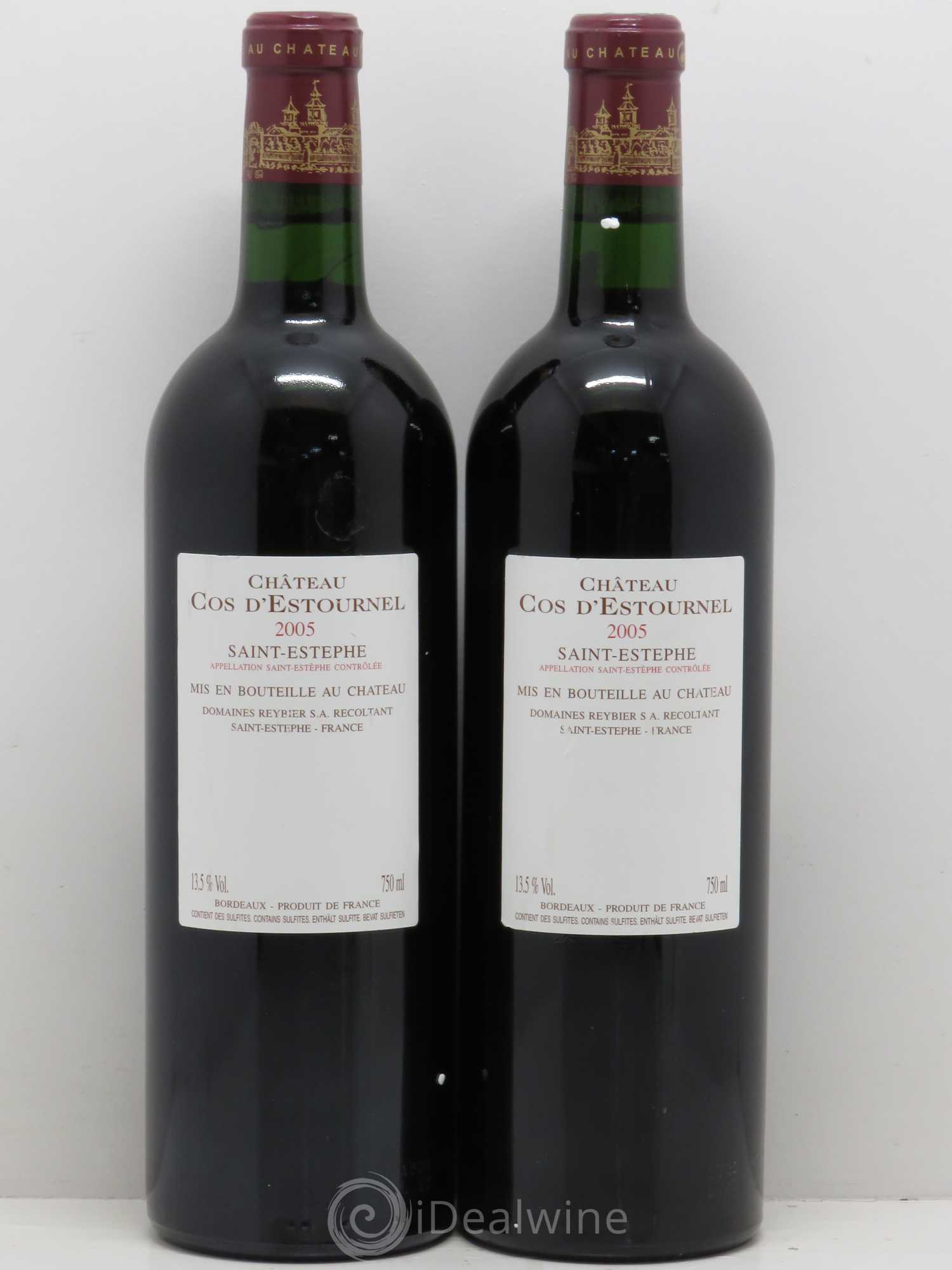 Cos d'Estournel 2ème Grand Cru Classé 2005 - Lot de 2 bouteilles - 1