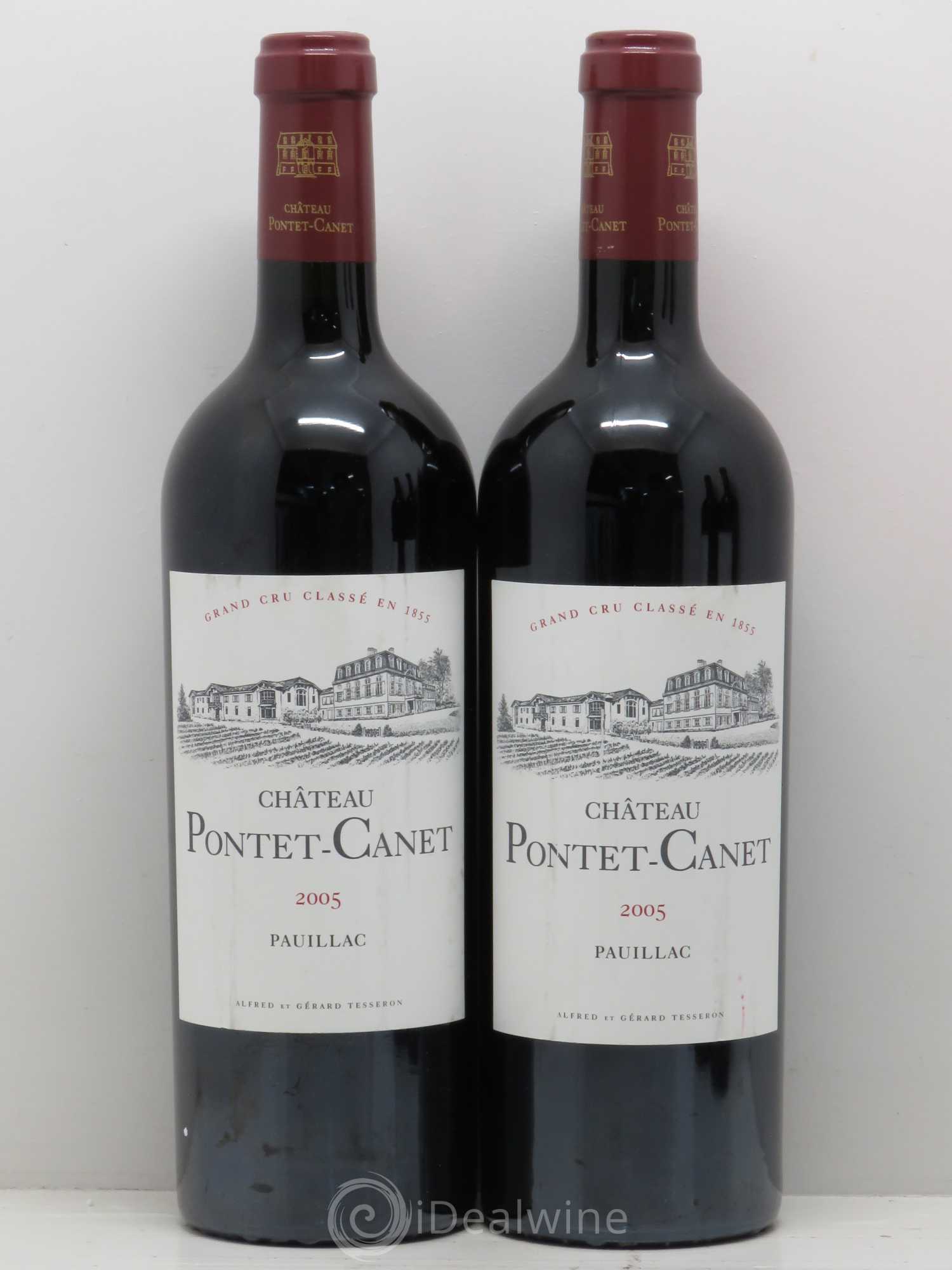 Château Pontet Canet 5ème Grand Cru Classé 2005 - Lot de 4 bouteilles - 2