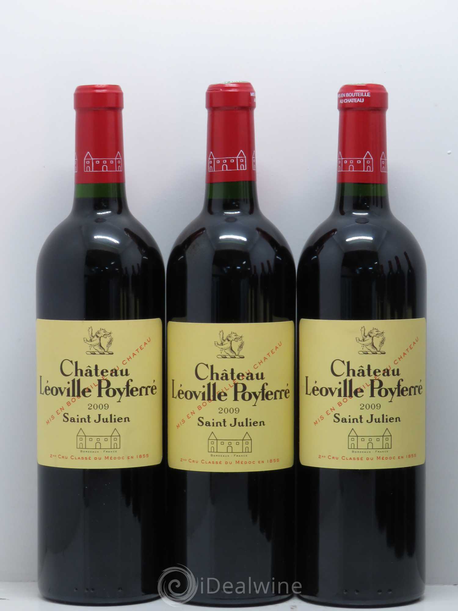 Château Léoville Poyferré 2ème Grand Cru Classé 2009 - Lot de 8 bouteilles - 1