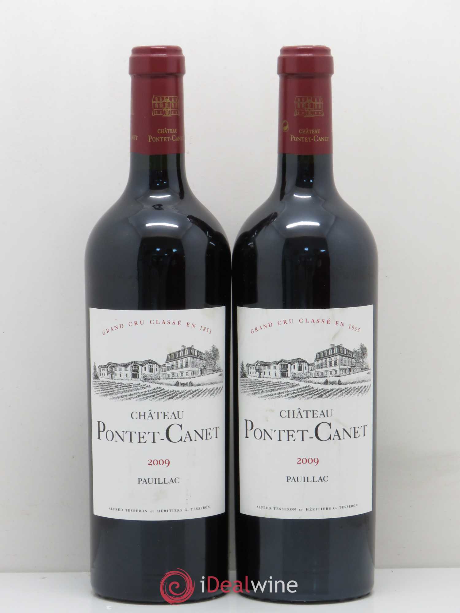 Château Pontet Canet 5ème Grand Cru Classé 2009 - Lot de 2 bouteilles - 0