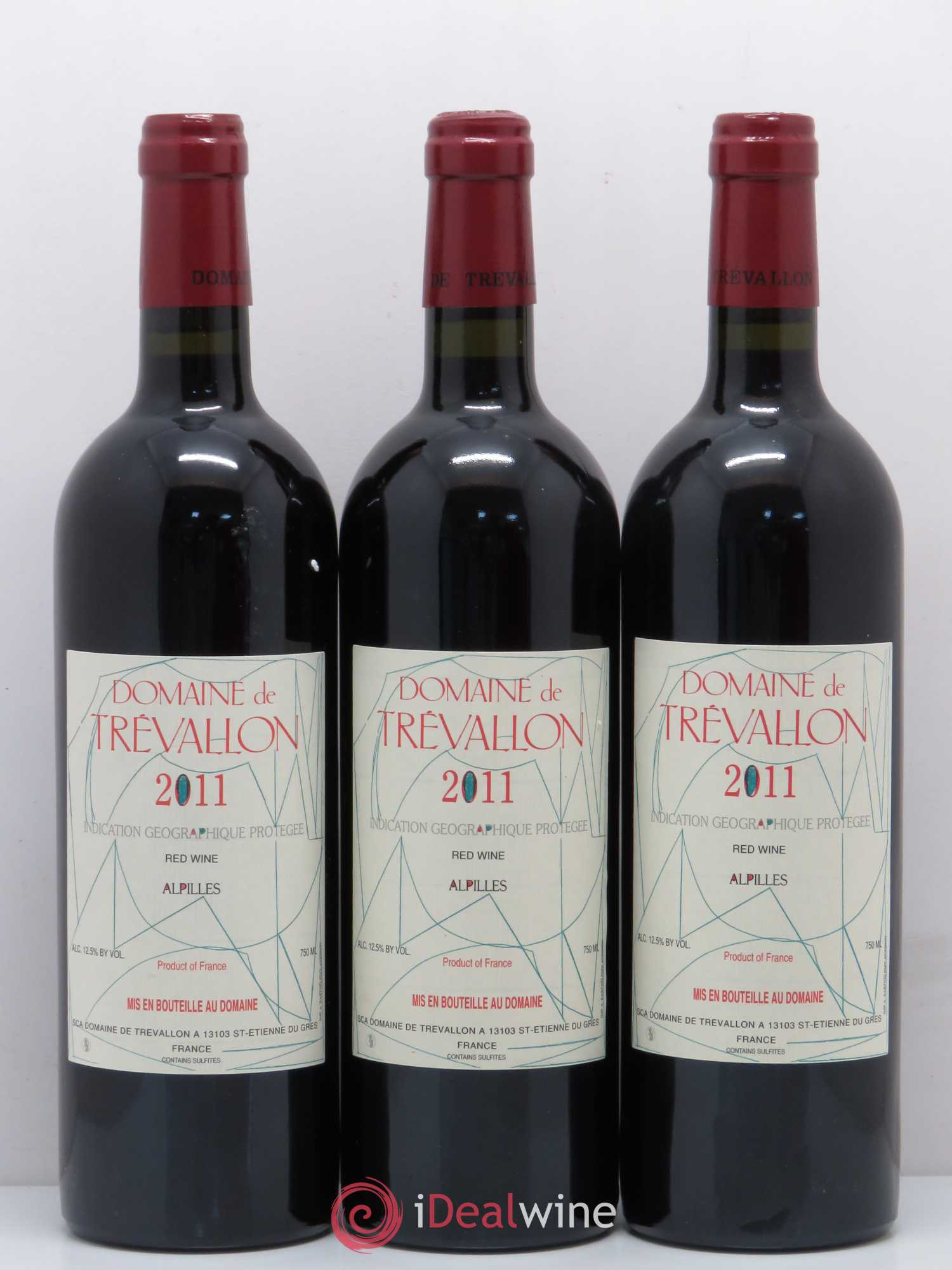 Alpilles Trévallon (Domaine de) Eloi Dürrbach 2011 - Lot de 3 bouteilles - 0