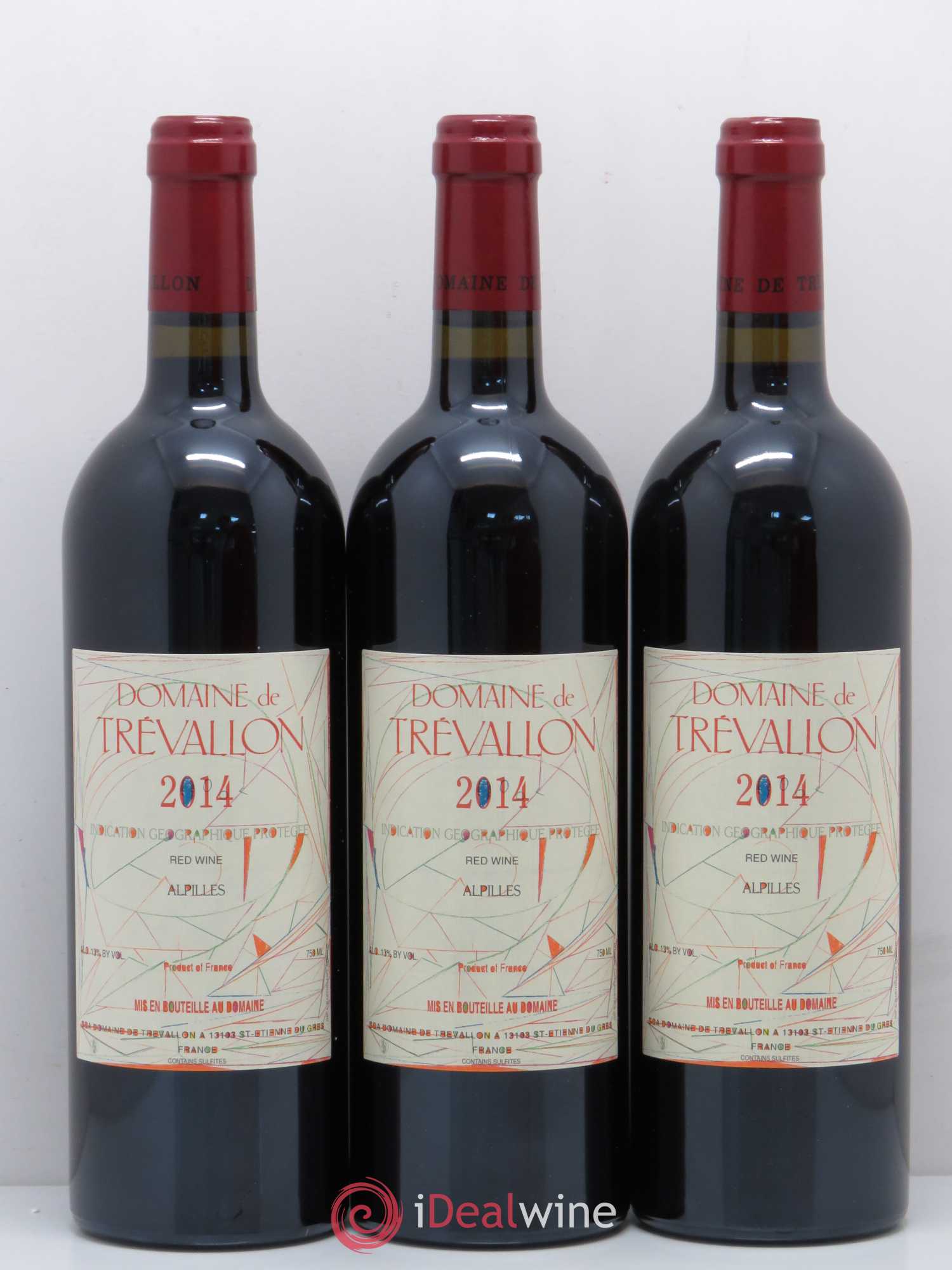 Alpilles Trévallon (Domaine de) Eloi Dürrbach 2014 - Lot de 3 bouteilles - 0