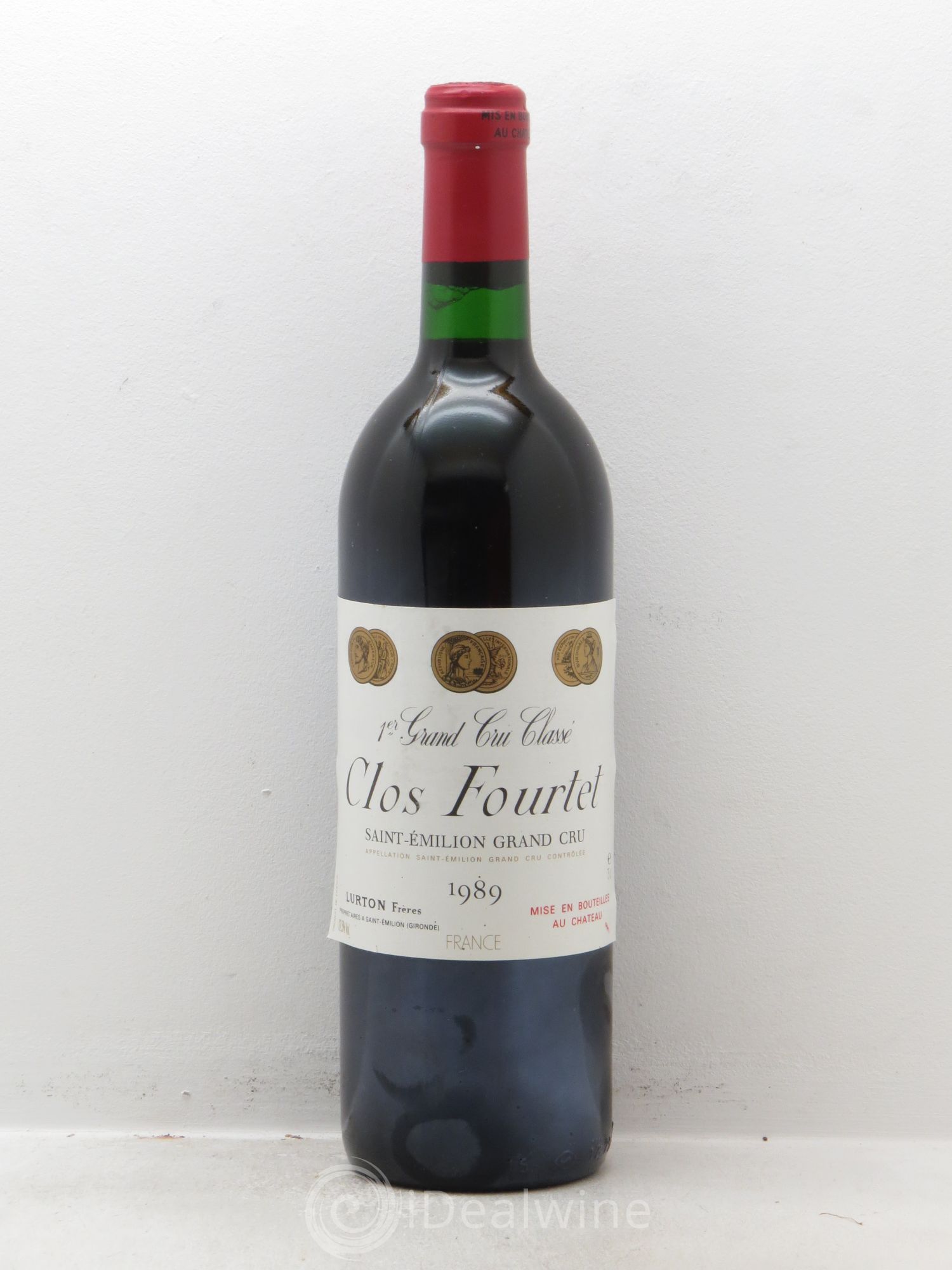 Clos Fourtet 1er Grand Cru Classé B 1989 - Lot de 1 bouteille - 0